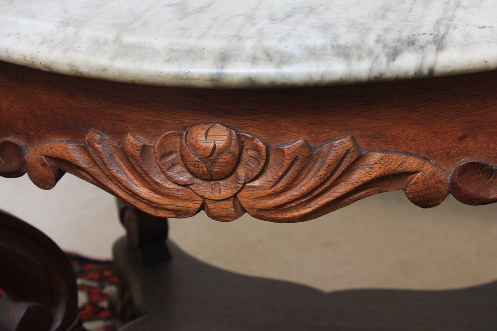 Early Victorian Marble Top Table