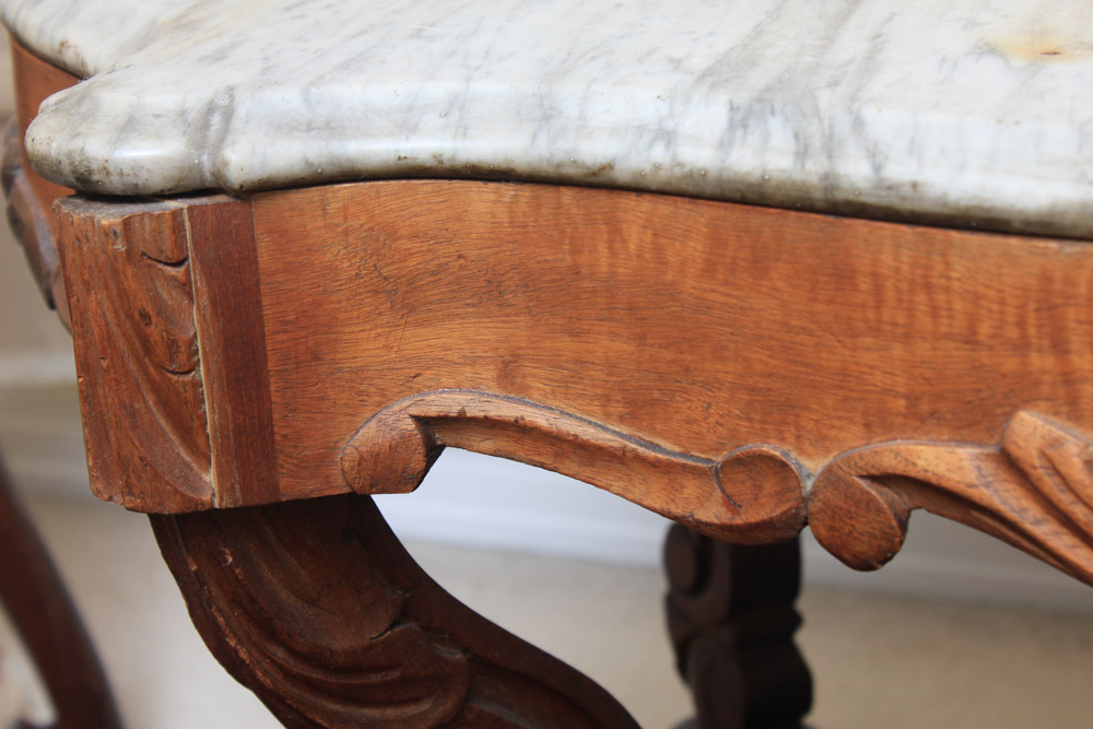Early Victorian Marble Top Table