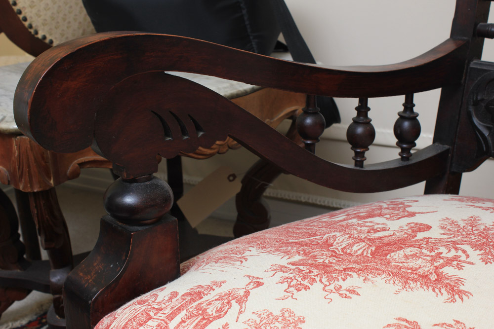 American Eastlake Upholstered Settee