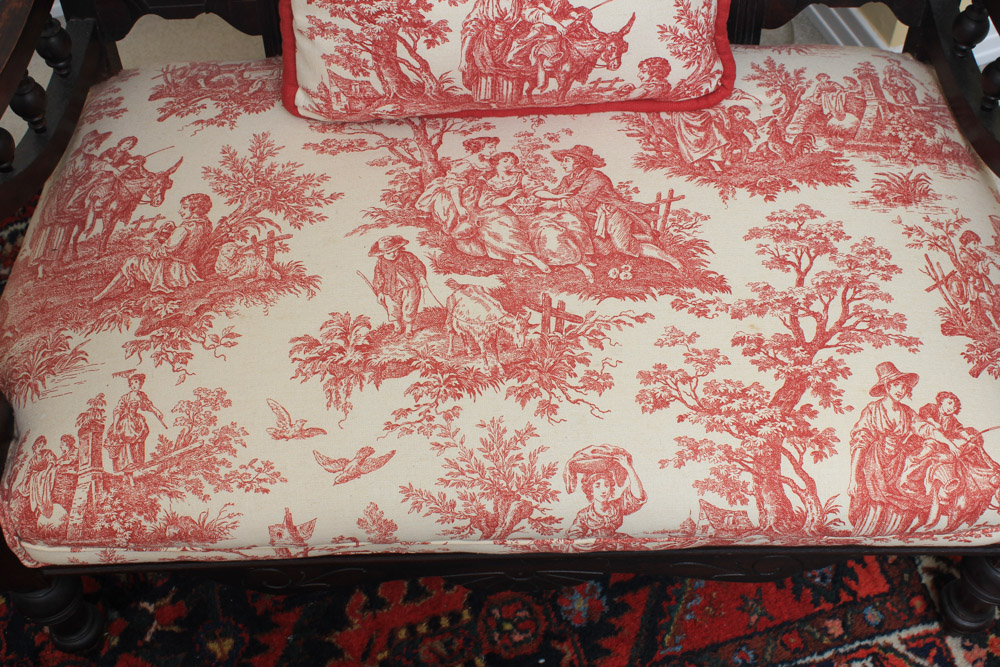 American Eastlake Upholstered Settee