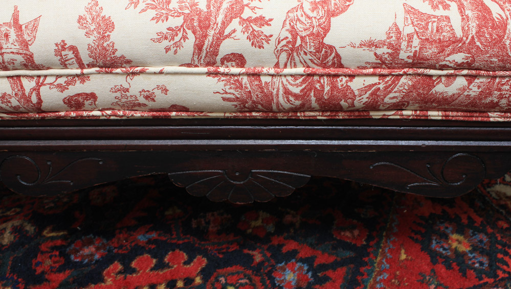 American Eastlake Upholstered Settee