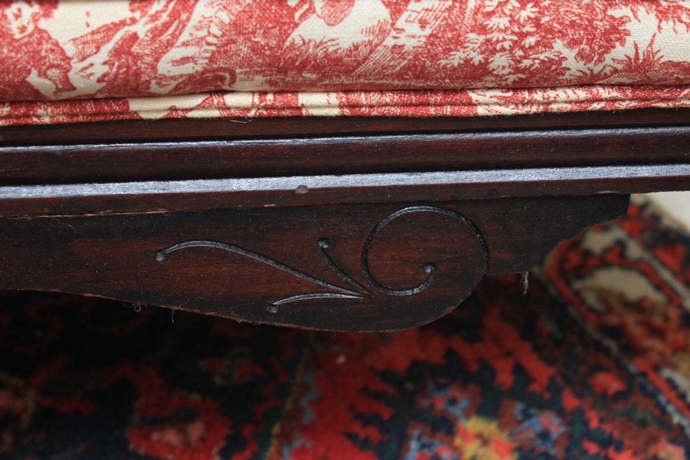 American Eastlake Upholstered Settee