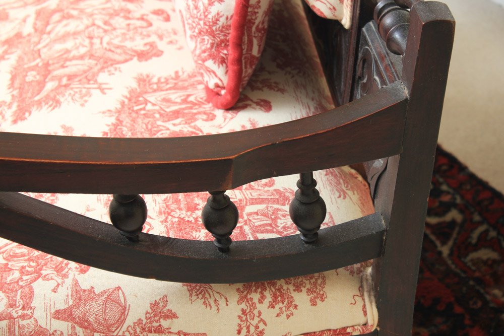 American Eastlake Upholstered Settee