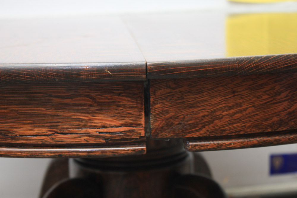 Empire Style Oak Paw Foot Coffee Table