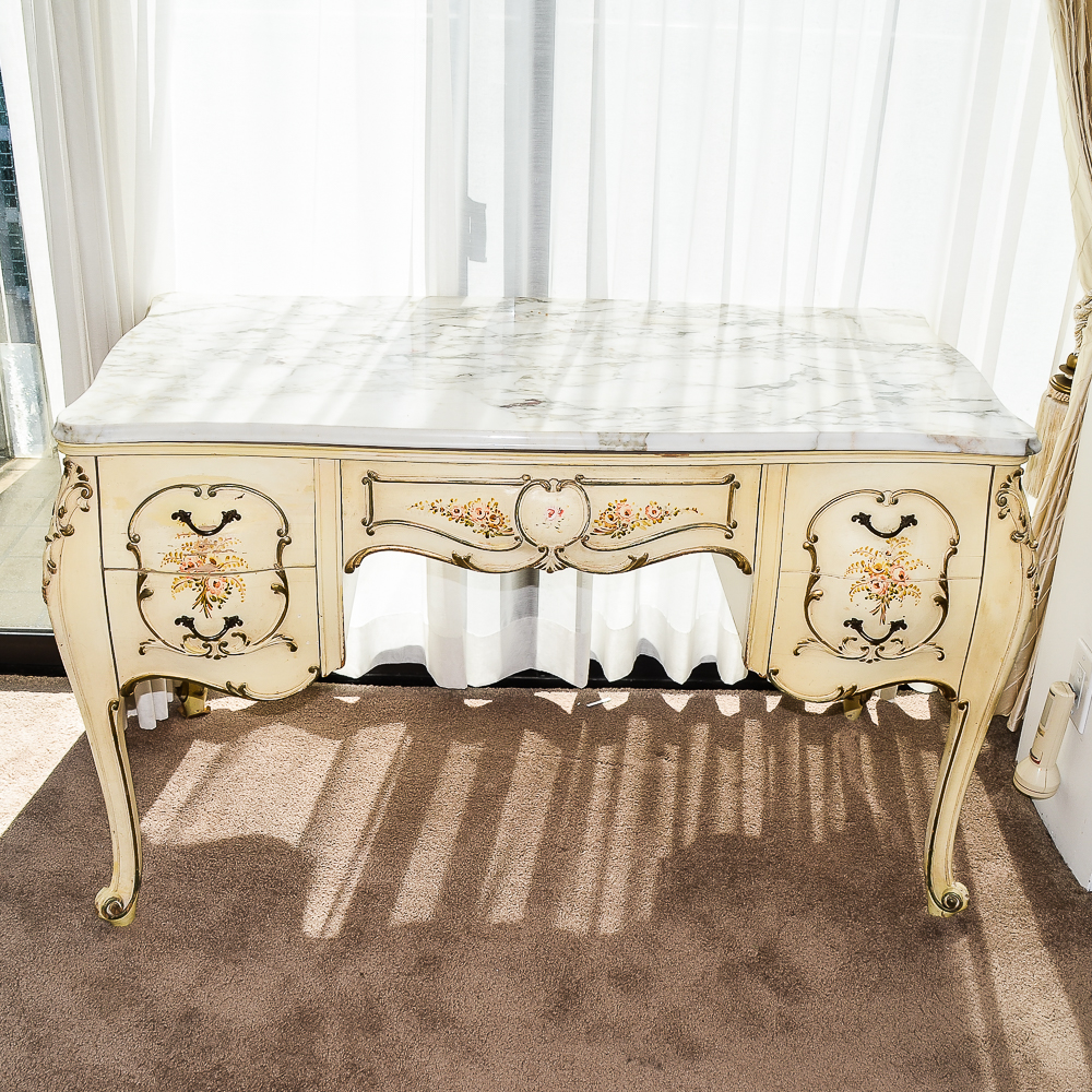 Vintage French Provincial Style Desk