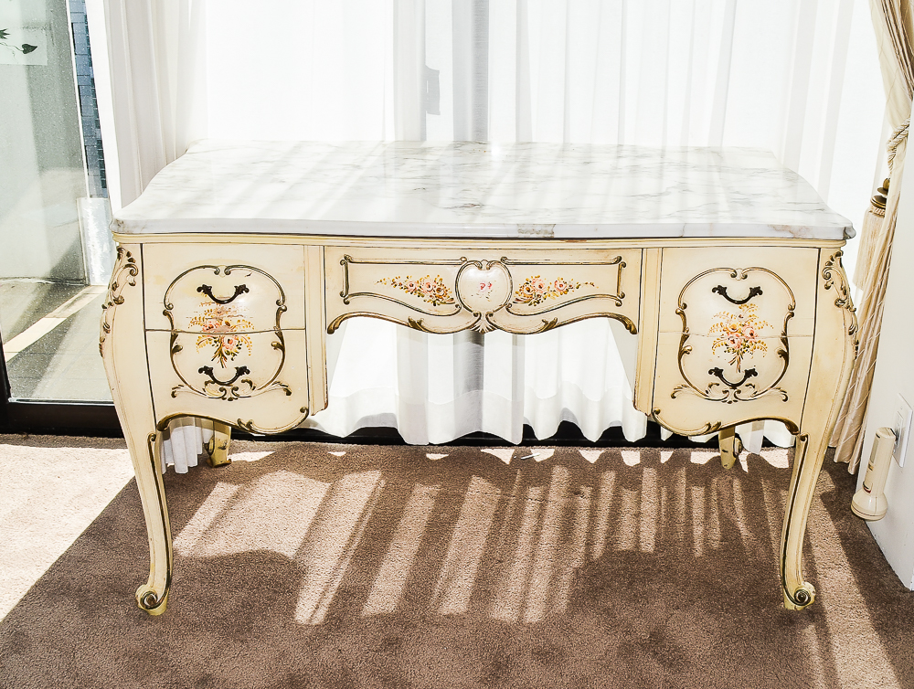 Vintage French Provincial Style Desk