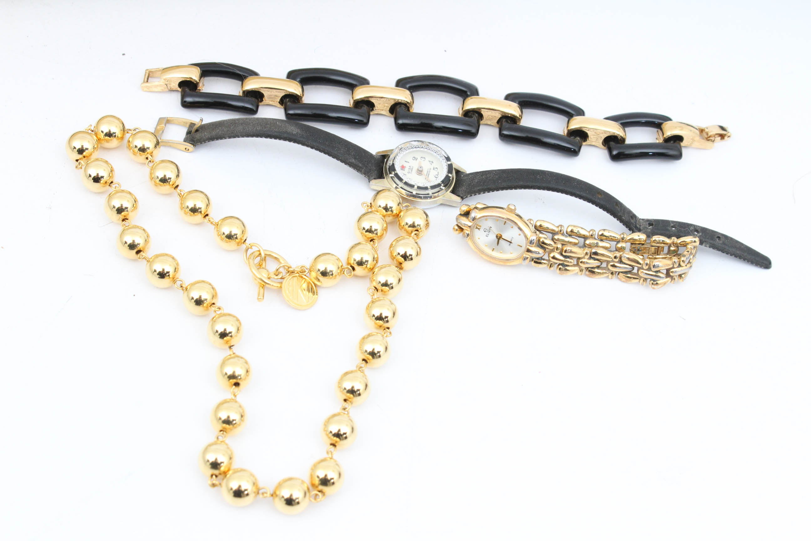 Vintage Costume Jewelry and Box