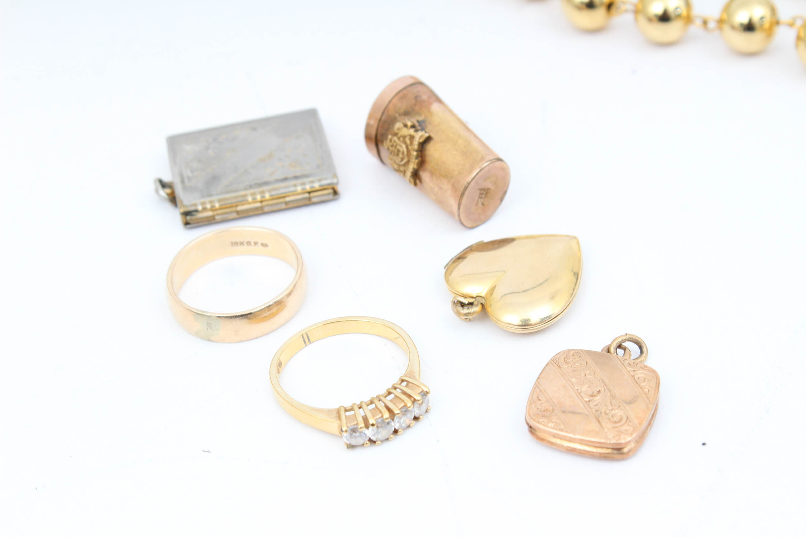 Vintage Costume Jewelry and Box