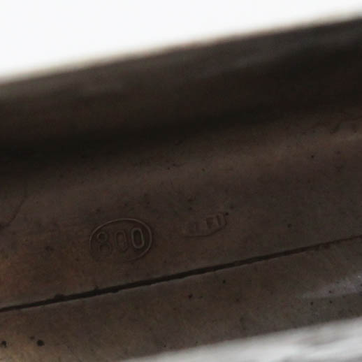 Vintage 800 Silver Lighters and Danish Silver Plate and Faux Tortoiseshell Comb