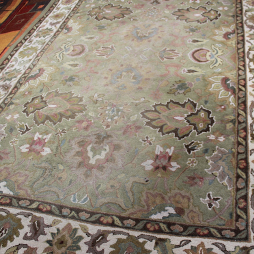 Tufted Persian-Inspired Wool Area Rug