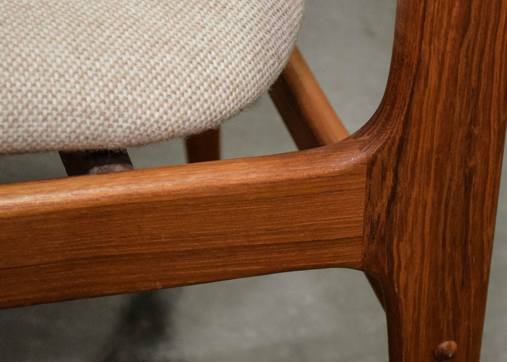 Danish Modern Teak Accent Chairs by Benny Lindén
