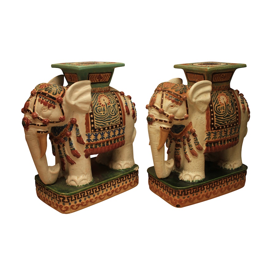 Chinese Elephant Gardening Stands