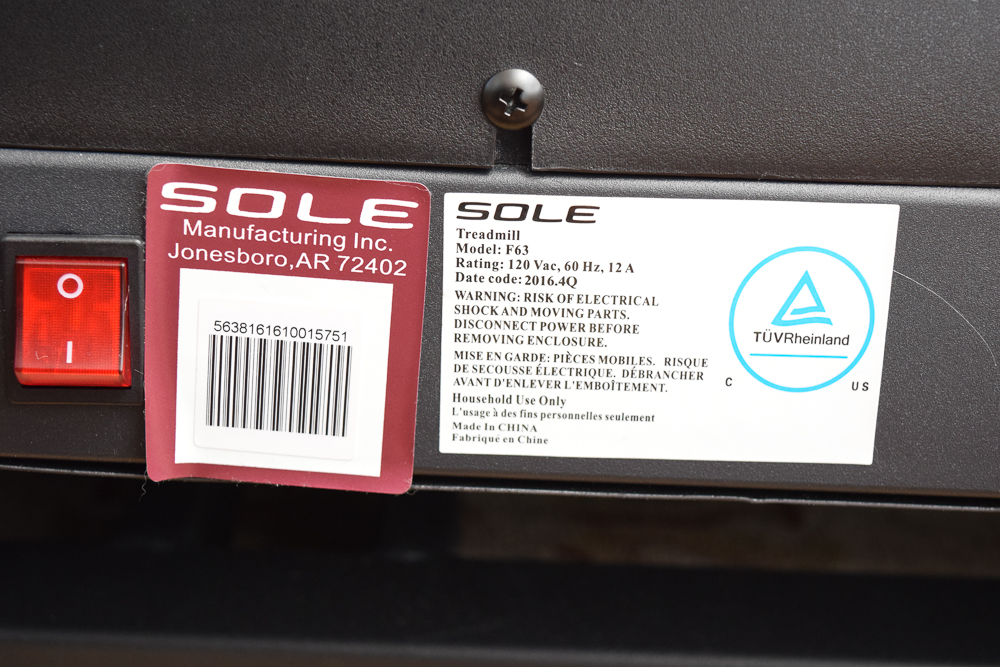 Sole F63 Treadmill