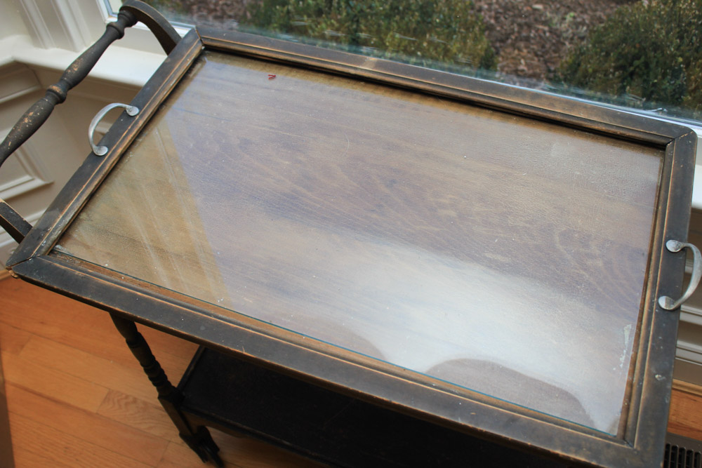 Vintage Wooden Tea Cart