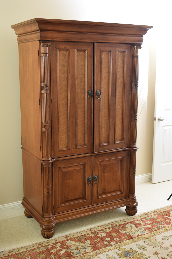 Neoclassical Style Entertainment Center