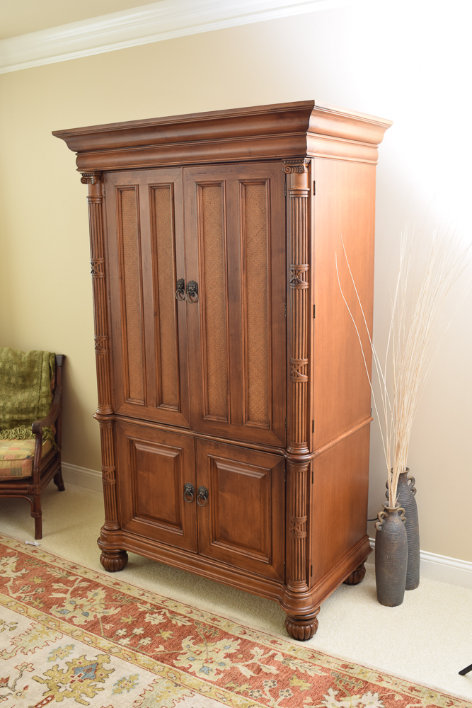 Neoclassical Style Entertainment Center