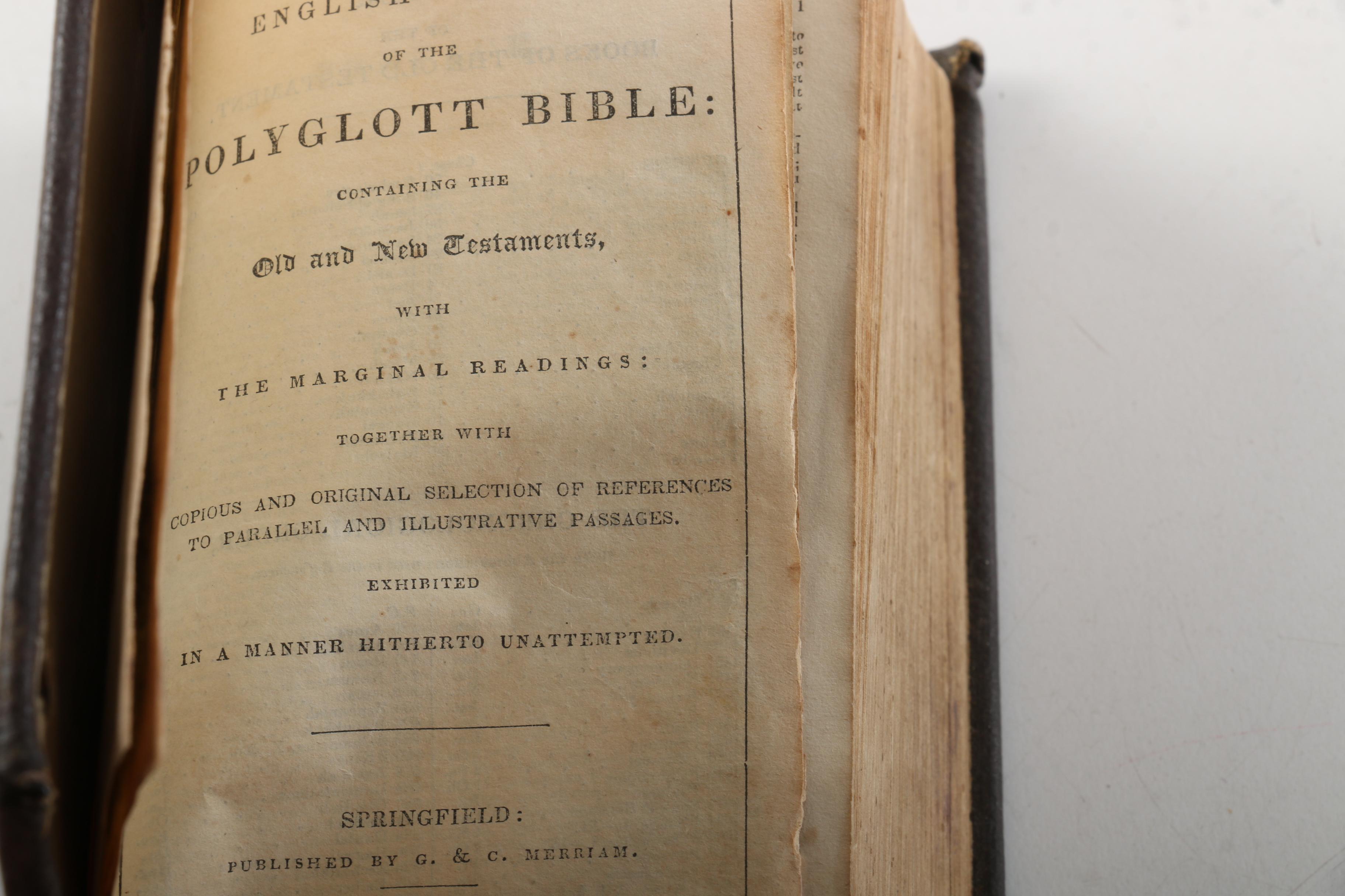 1838 English Translation of the Polyglott Bible