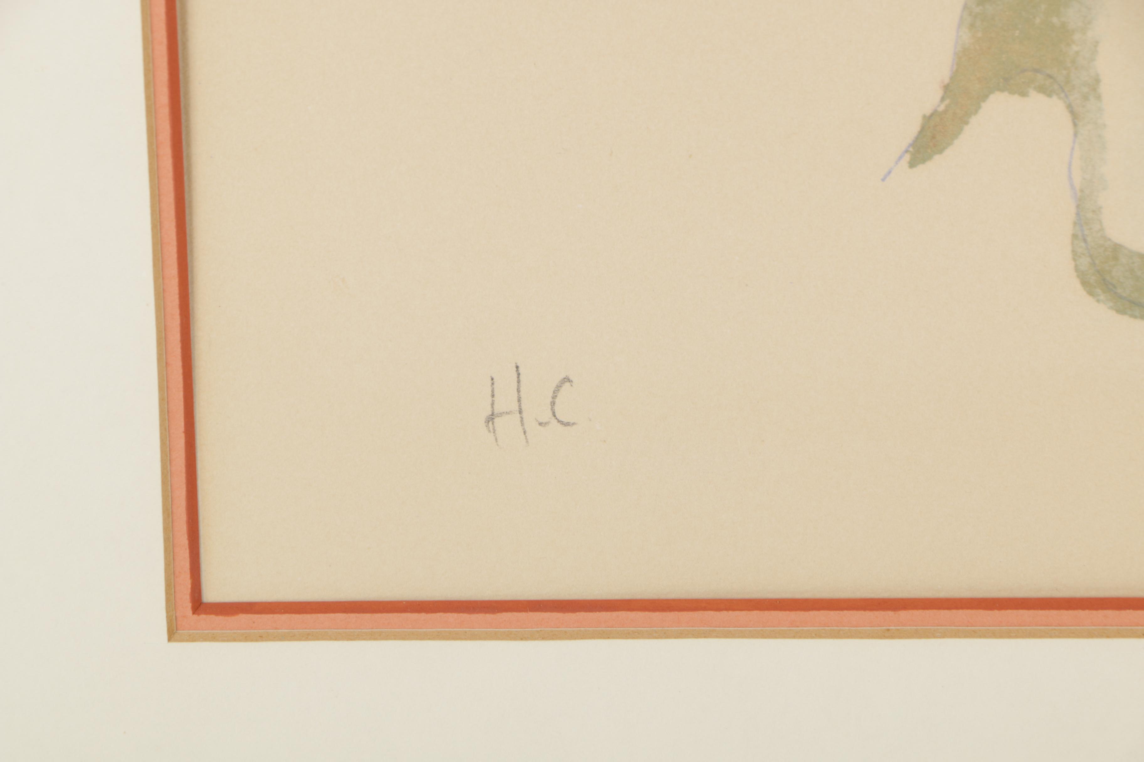 Lithograph of a Woman