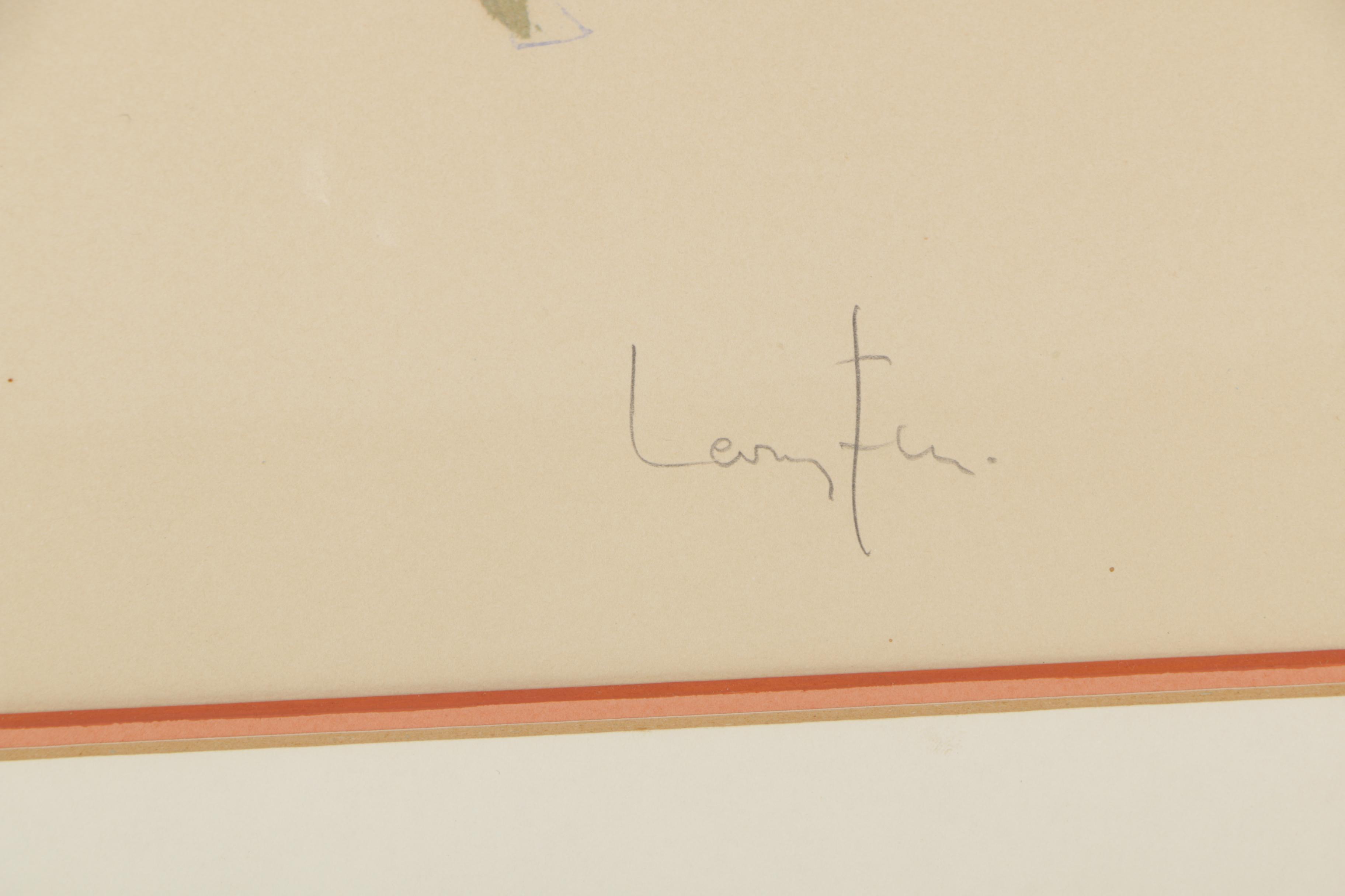 Lithograph of a Woman