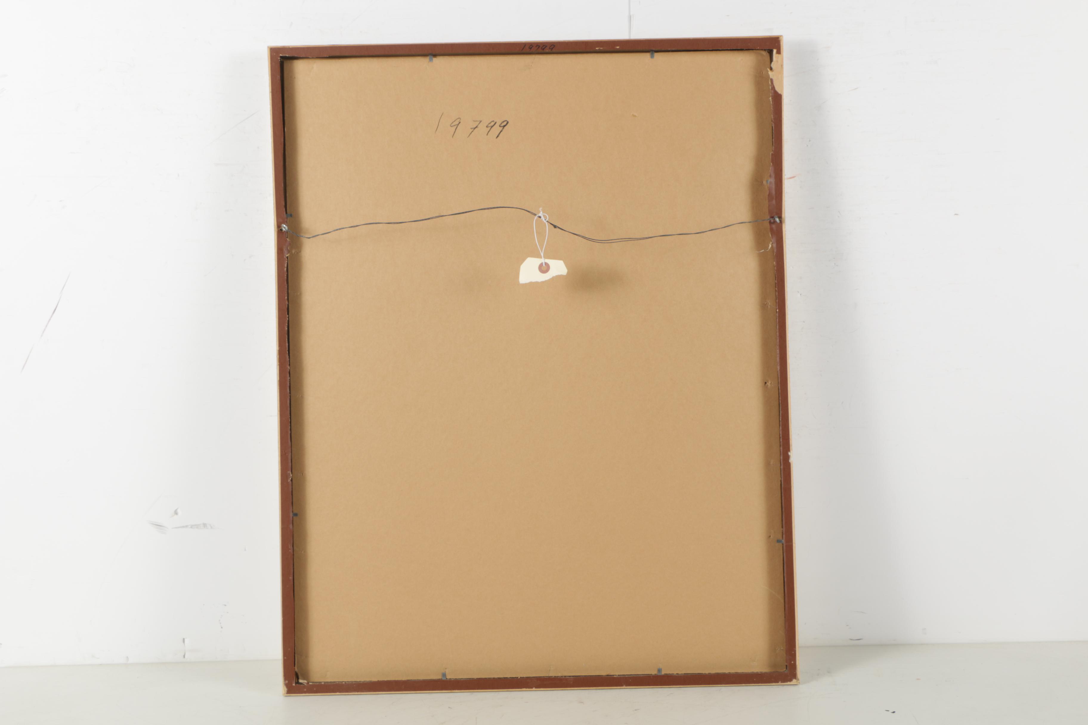 Lithograph of a Woman