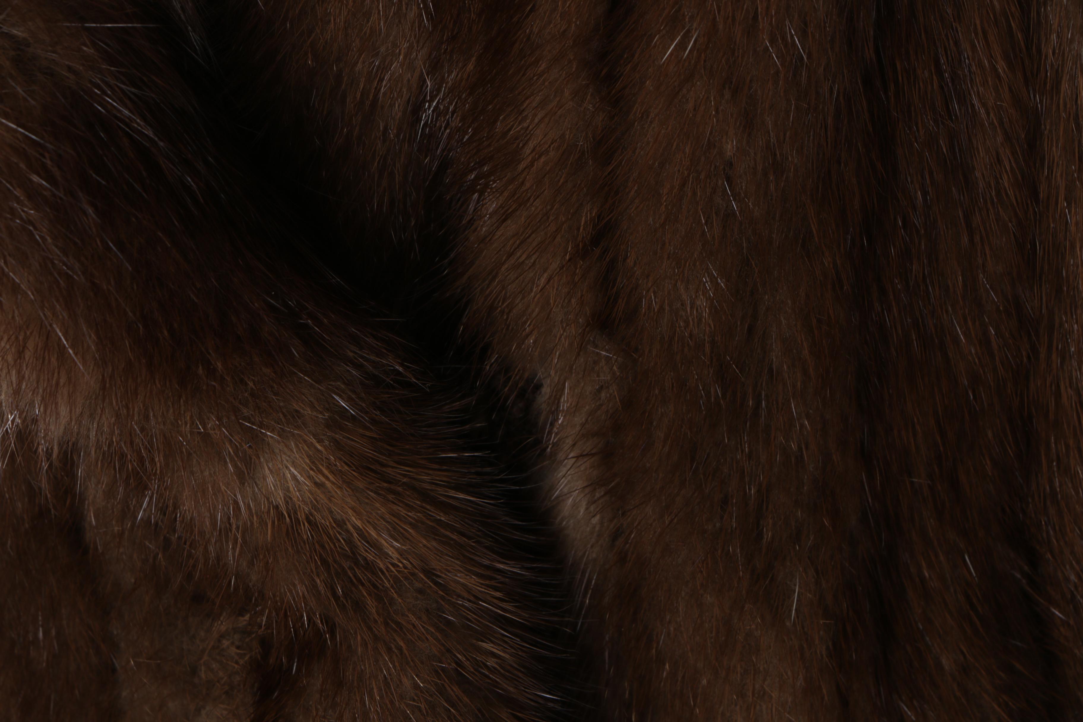 Women's Vintage Rich Schwartz Mink Fur Princess Coat