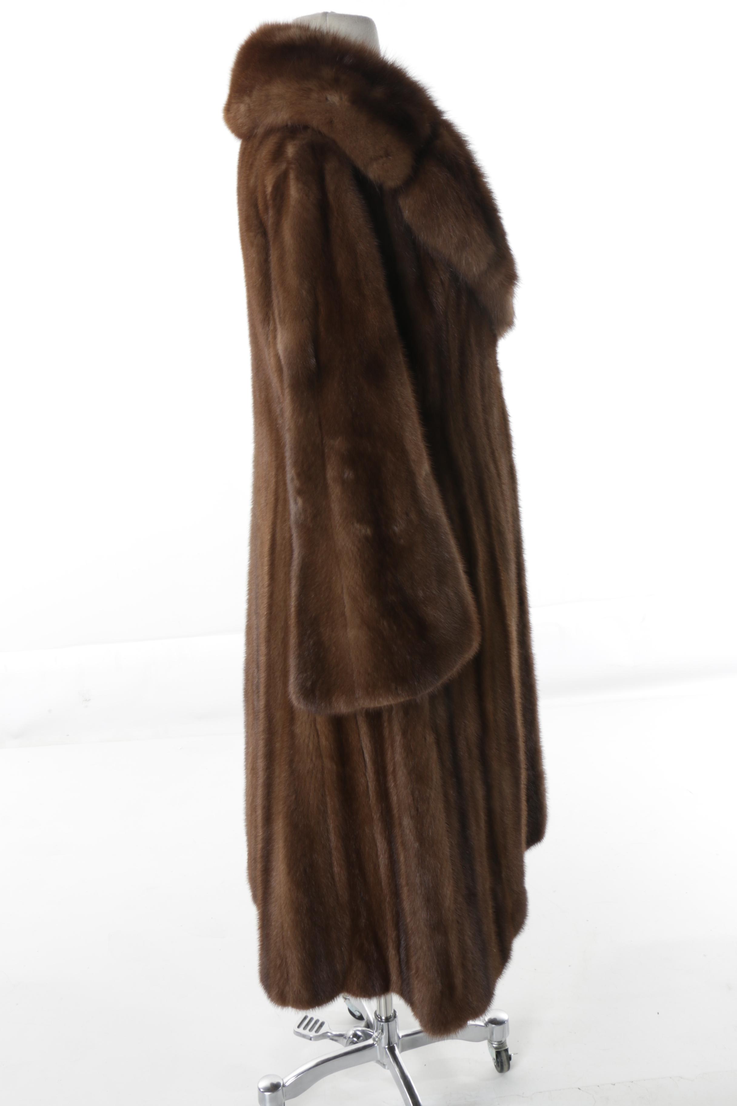 Women's Vintage Rich Schwartz Mink Fur Princess Coat