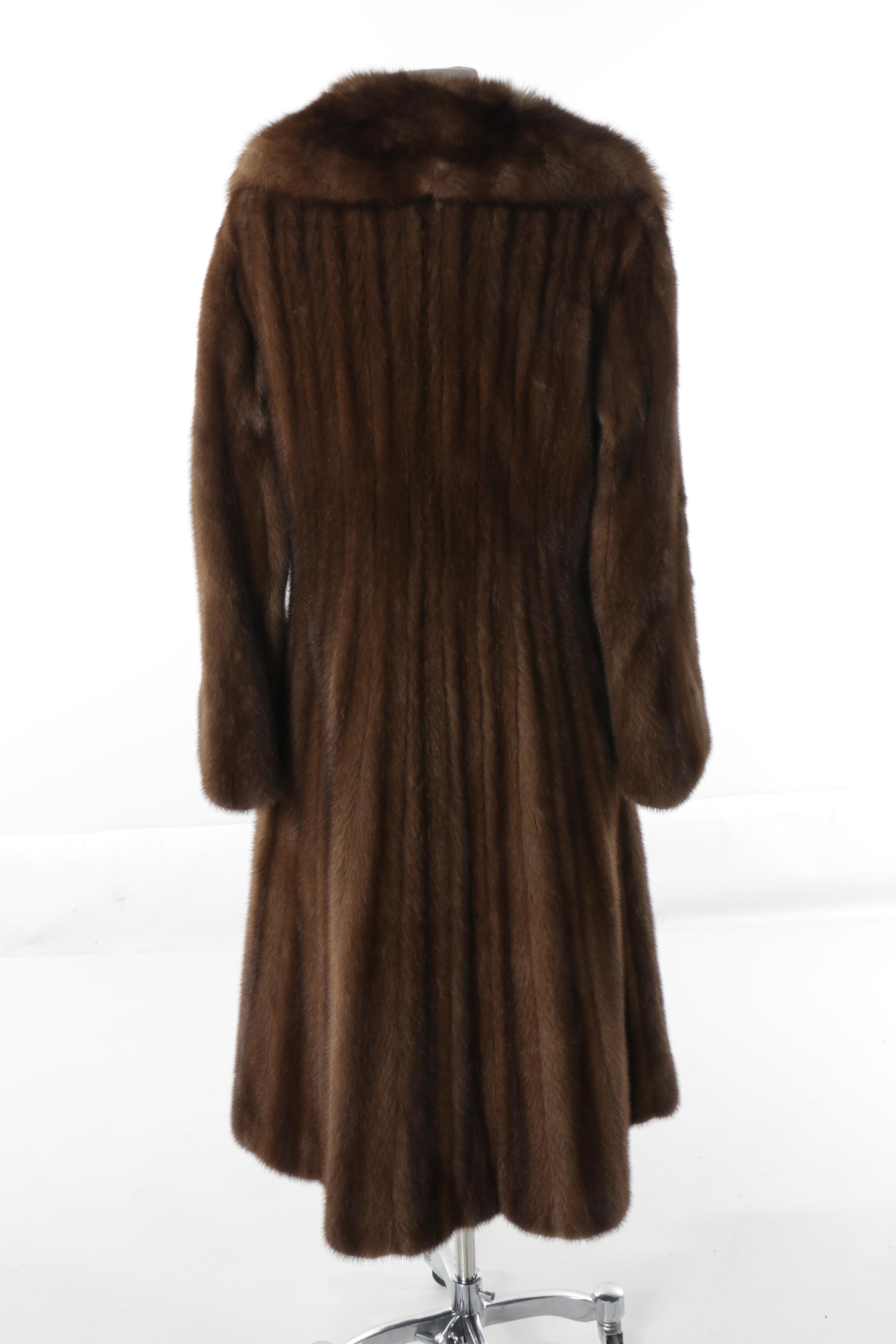 Women's Vintage Rich Schwartz Mink Fur Princess Coat