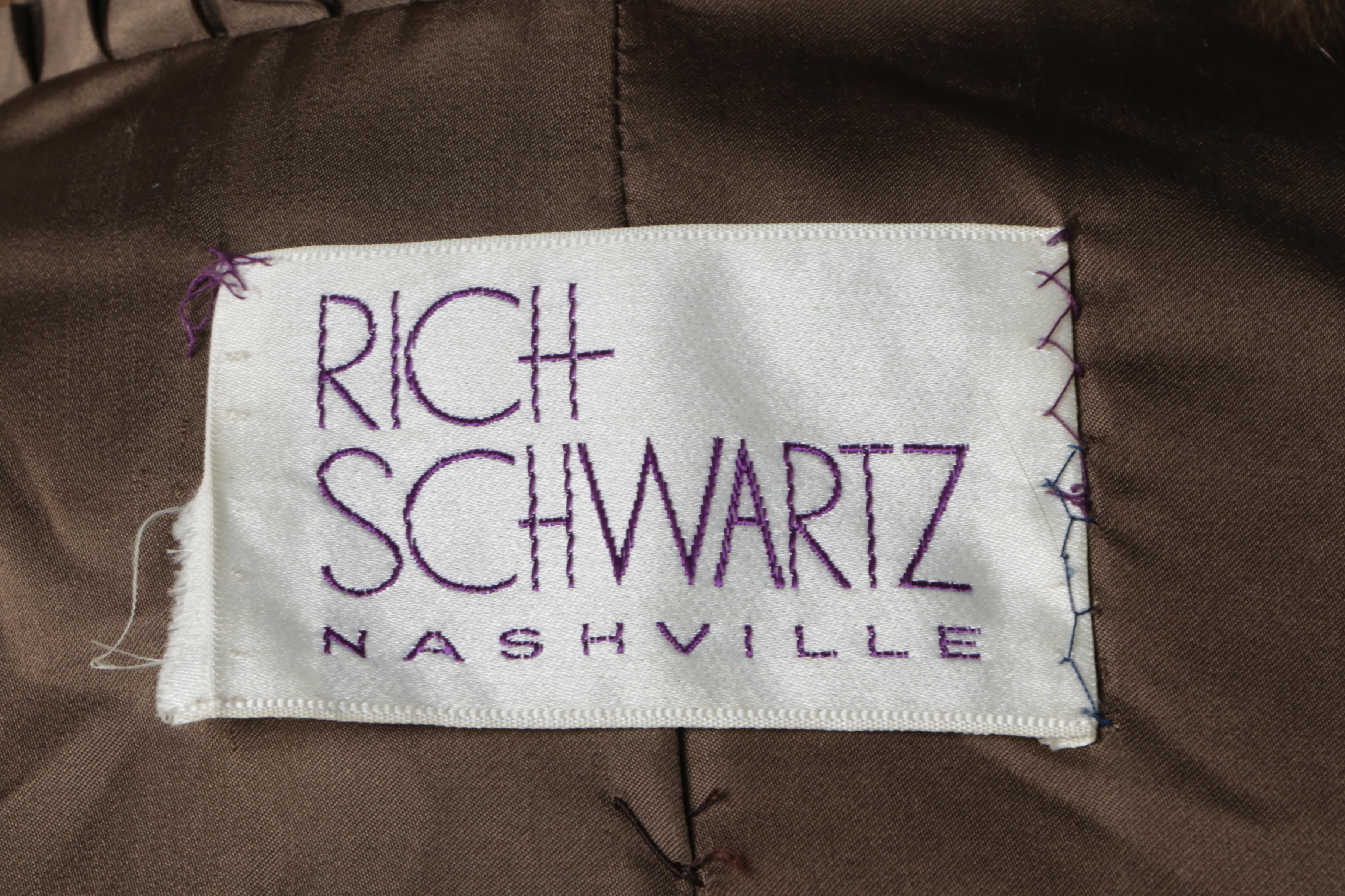 Women's Vintage Rich Schwartz Mink Fur Princess Coat