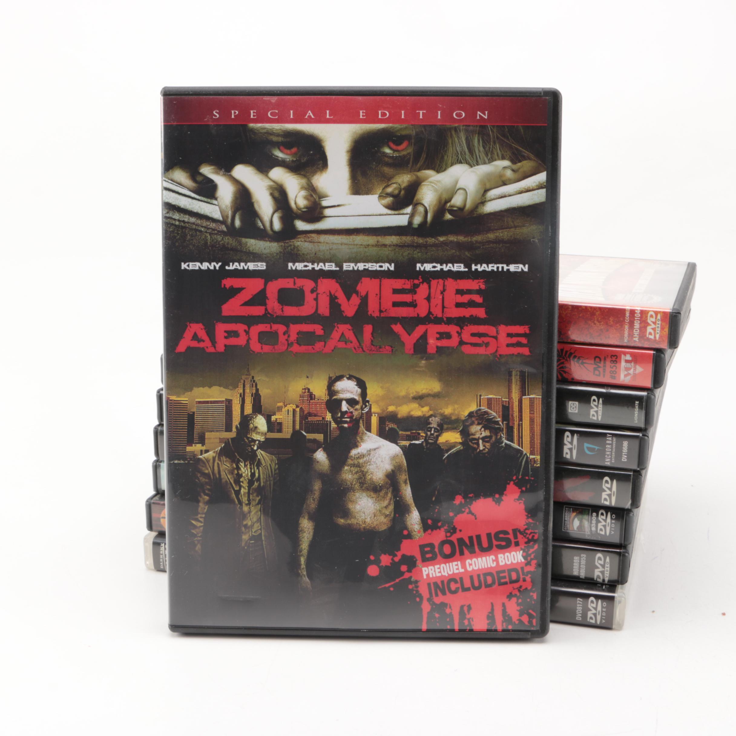 "Zombie Apocalypse" and Other Horror DVDs