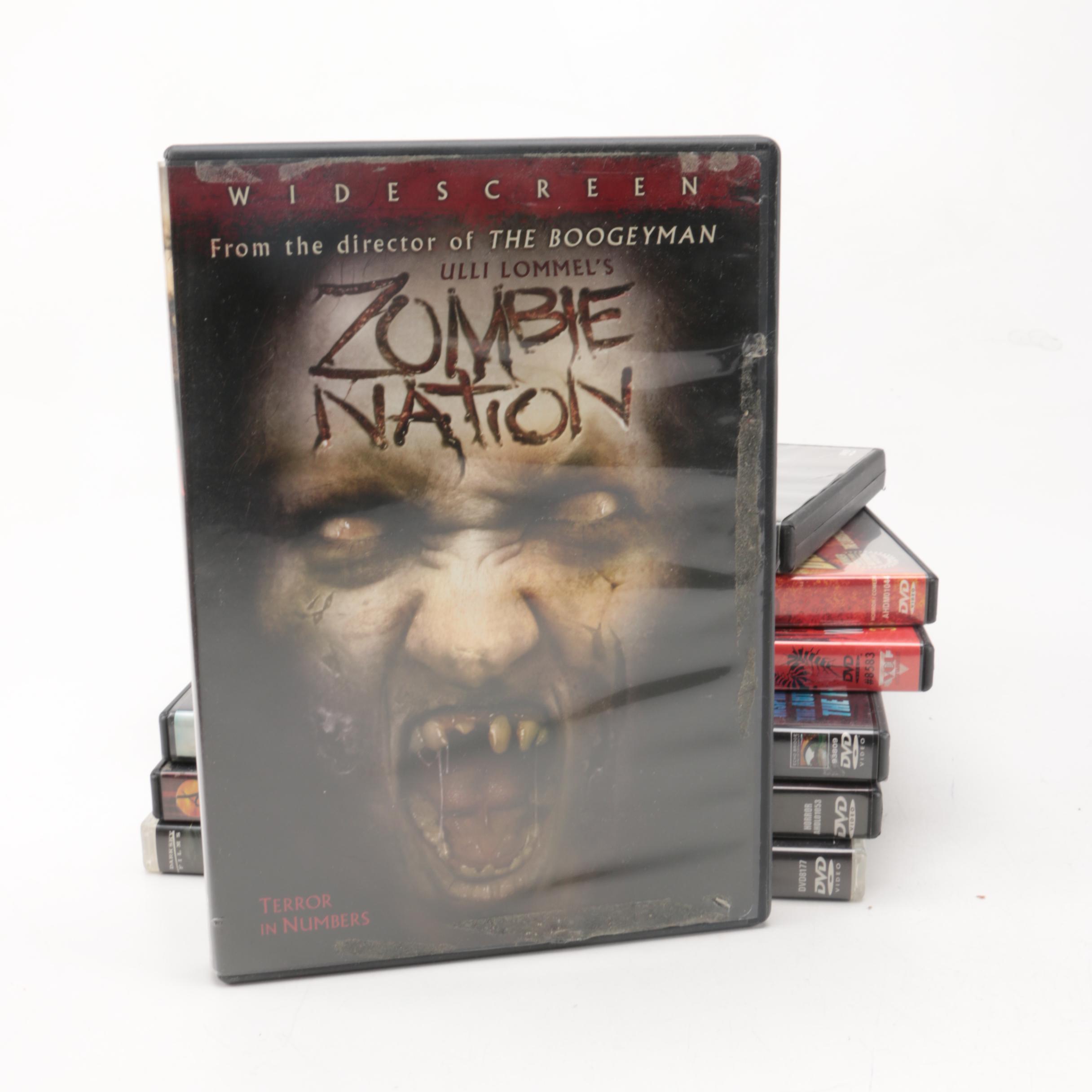 "Zombie Apocalypse" and Other Horror DVDs