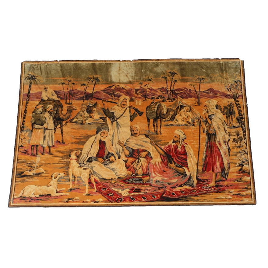 Middle Eastern Inspired Cotton Wall Tapestry