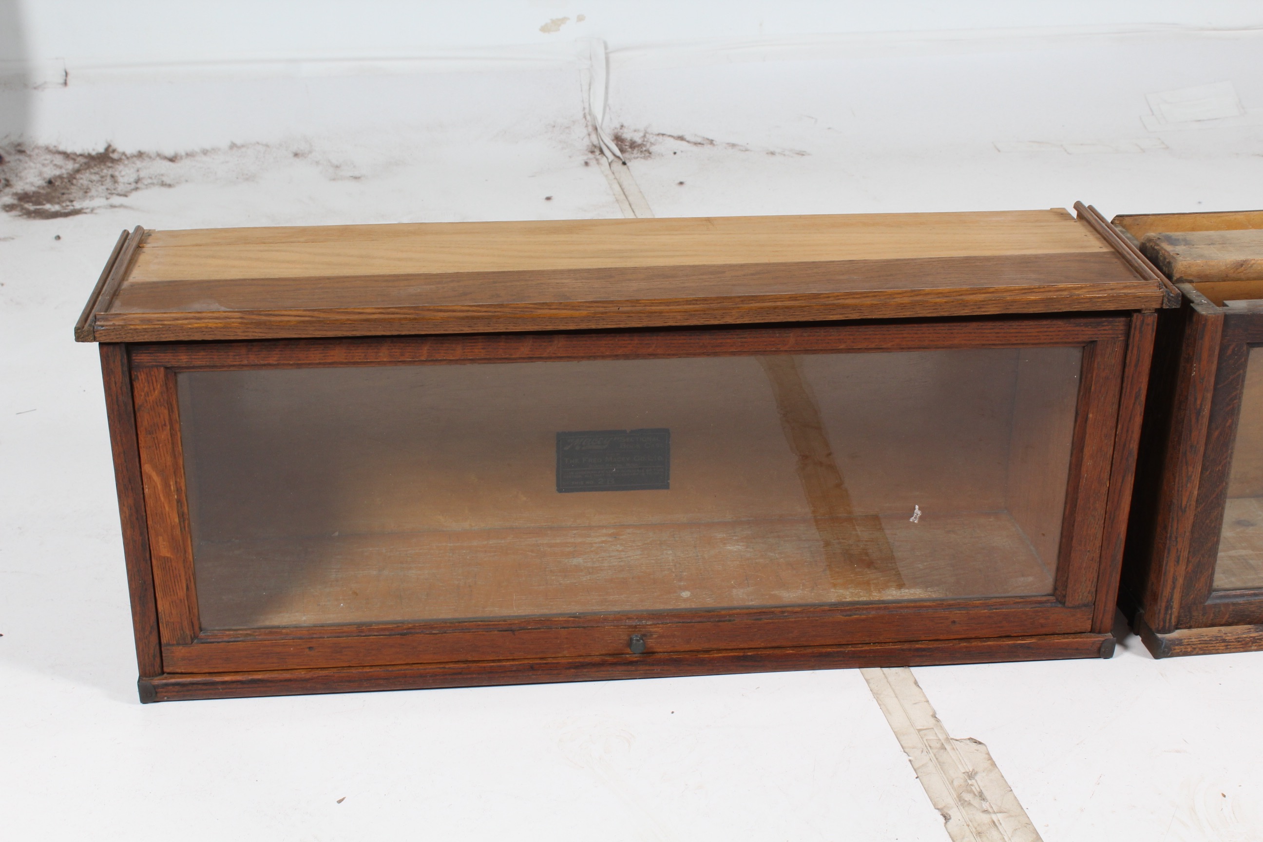 Antique Barrister Bookcase Sections