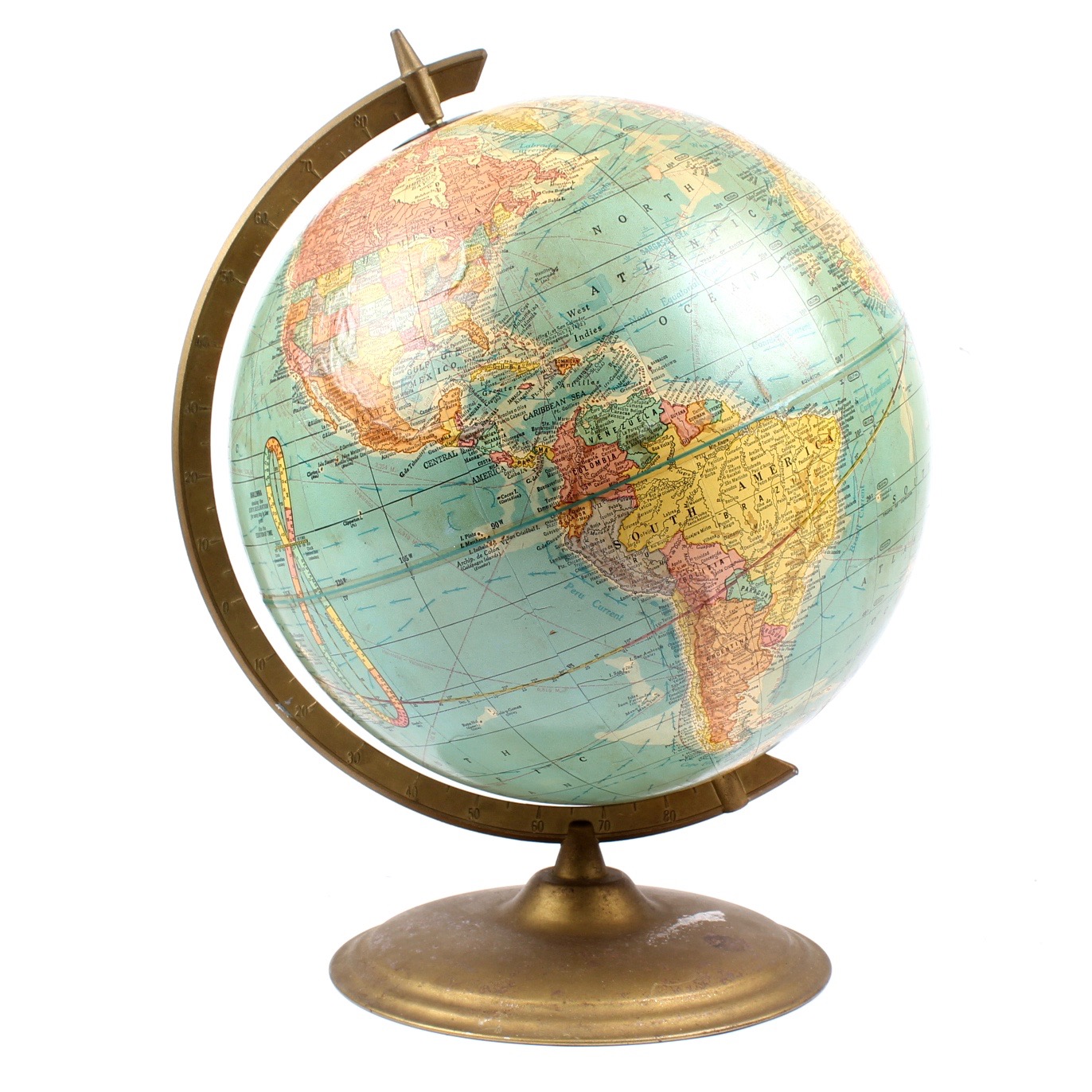 1966 Cram's "Scope-O-Sphere" 12-Inch Globe