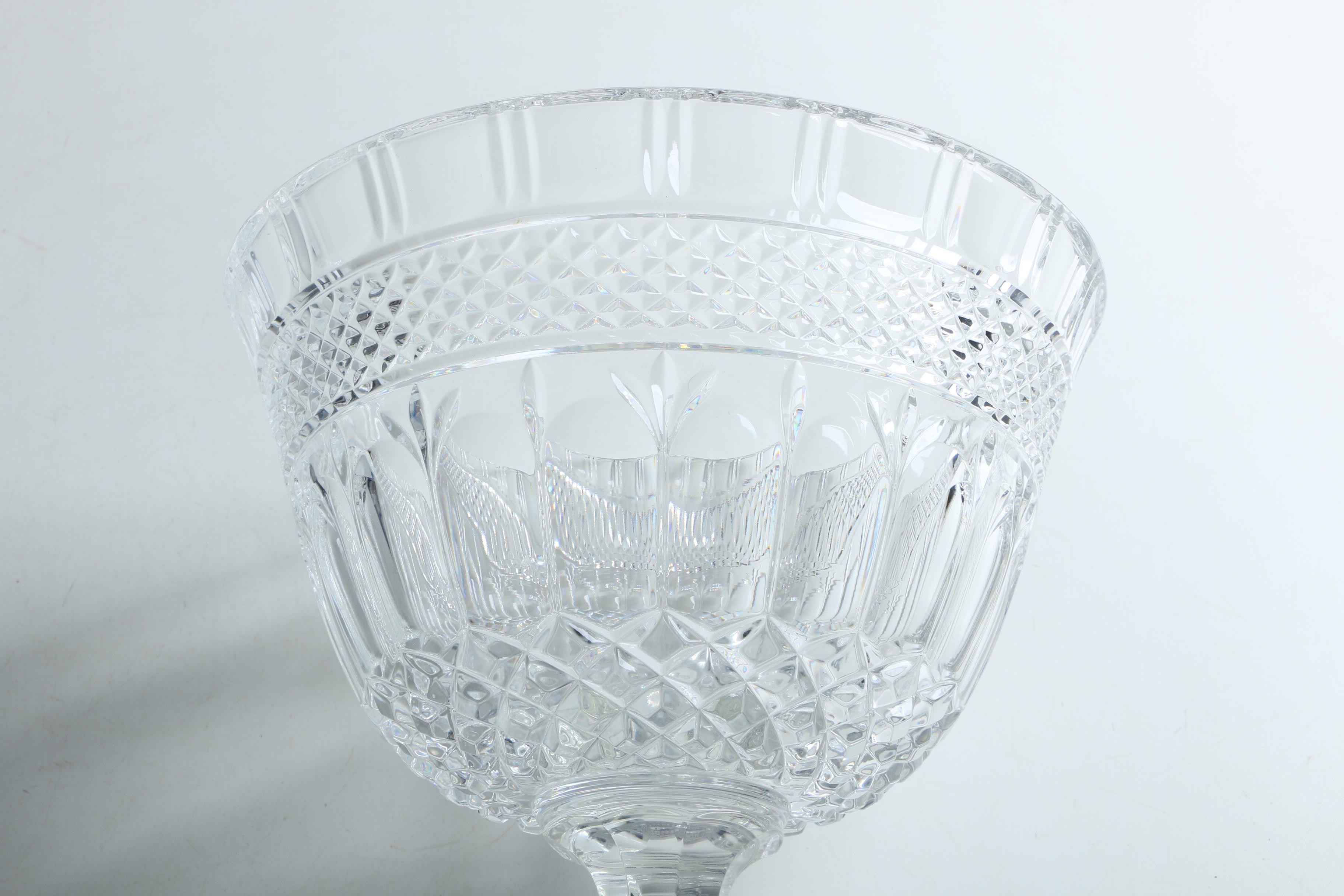 Fifth Avenue Crystal Candy Dish and Crystal Compote