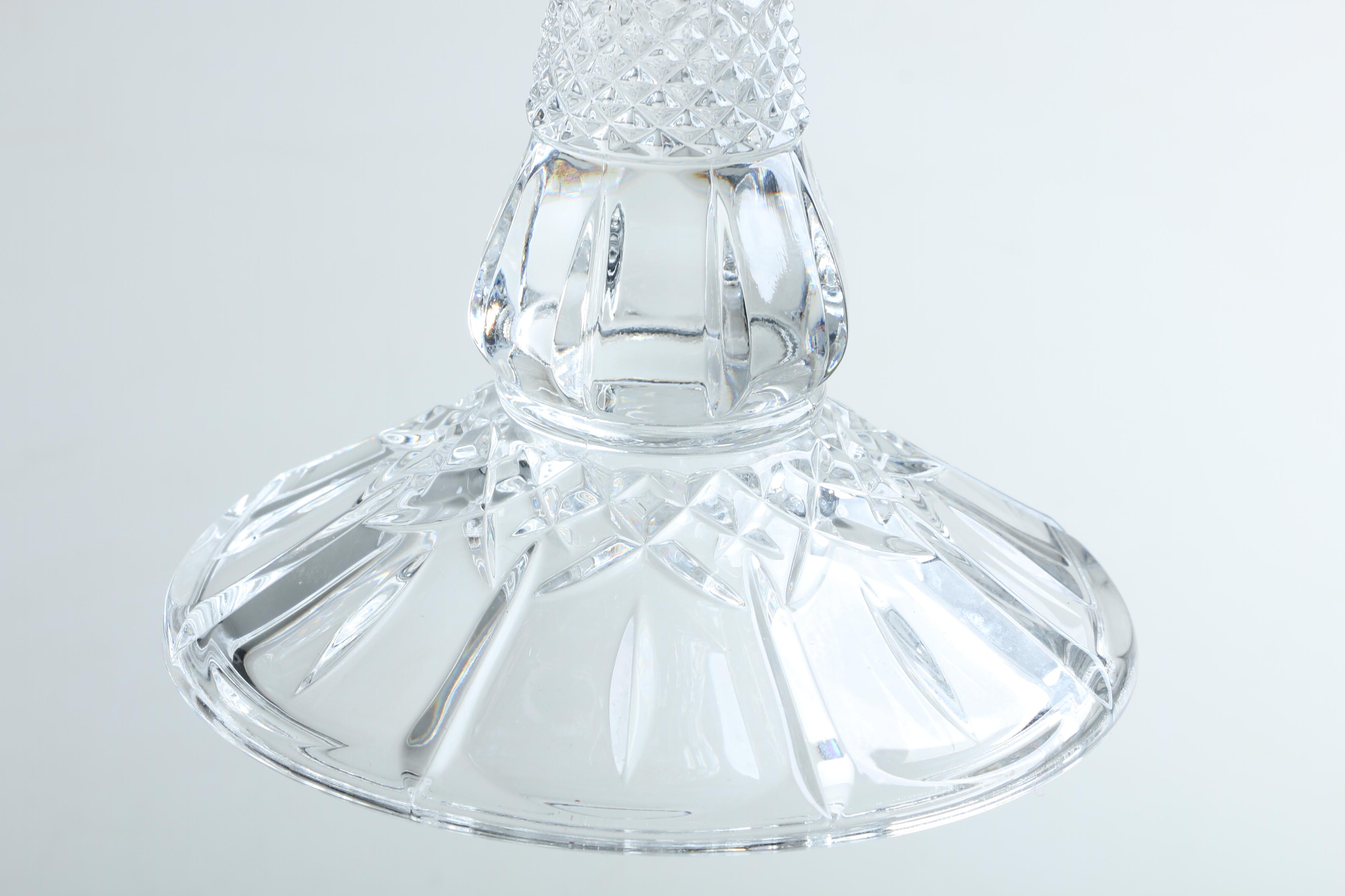 Fifth Avenue Crystal Candy Dish and Crystal Compote