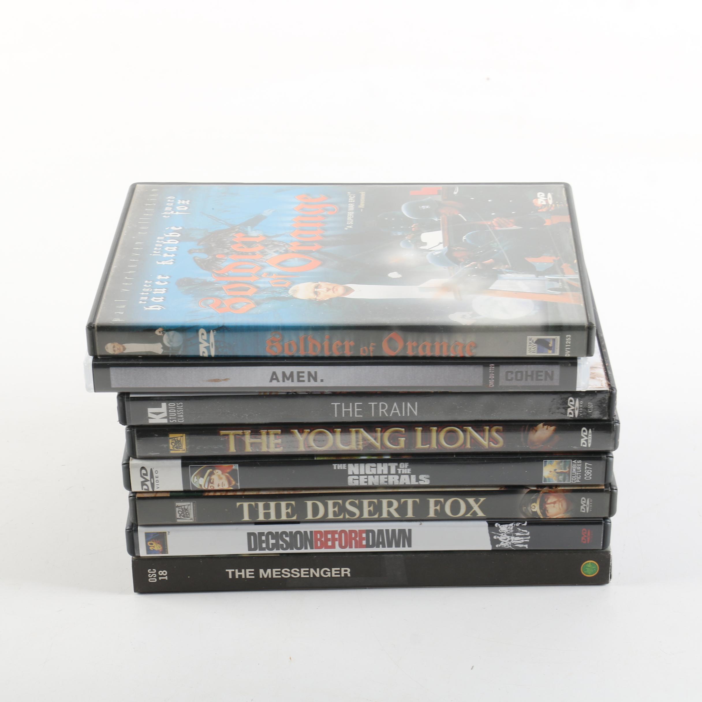 Collection of War Themed DVDs