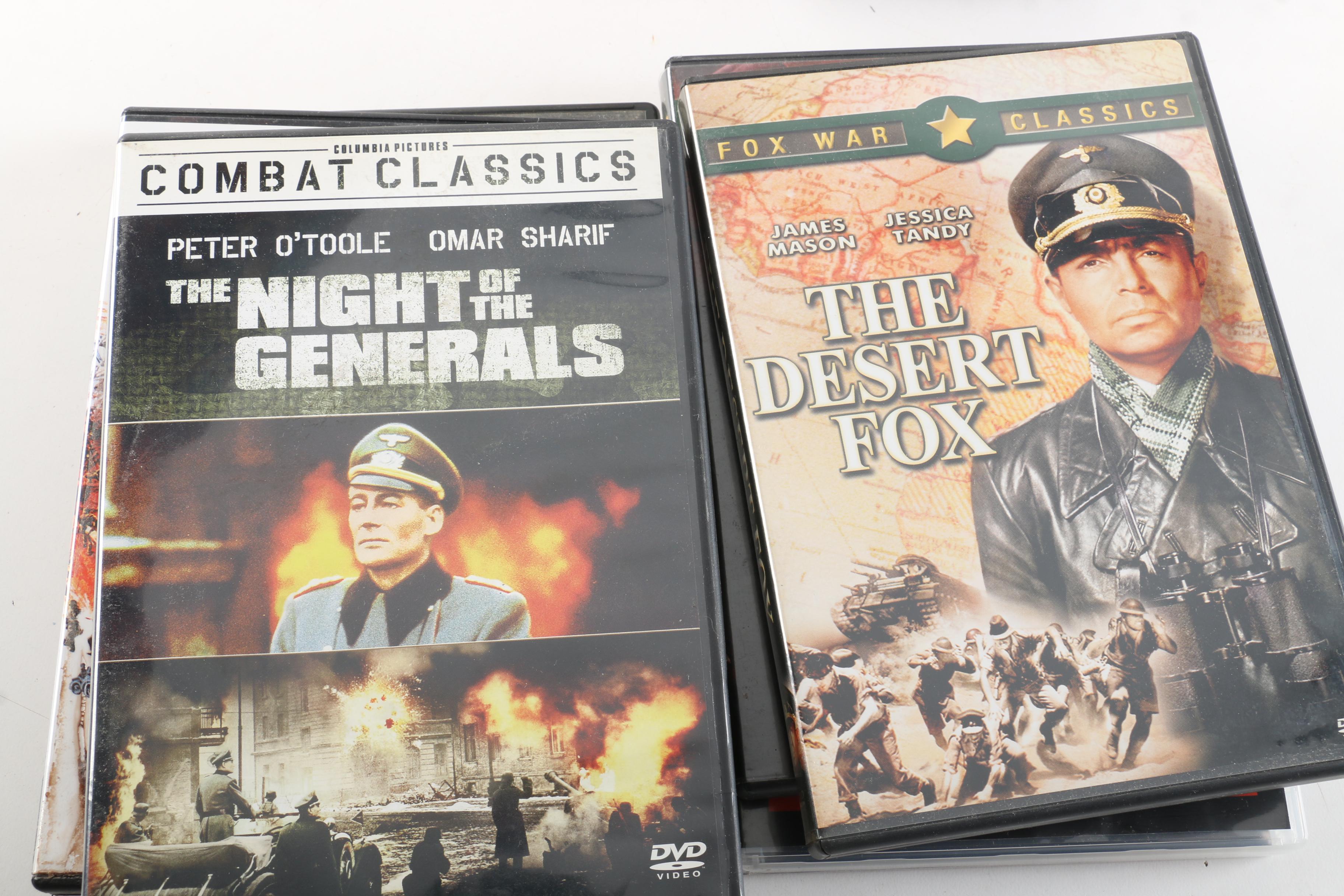 Collection of War Themed DVDs