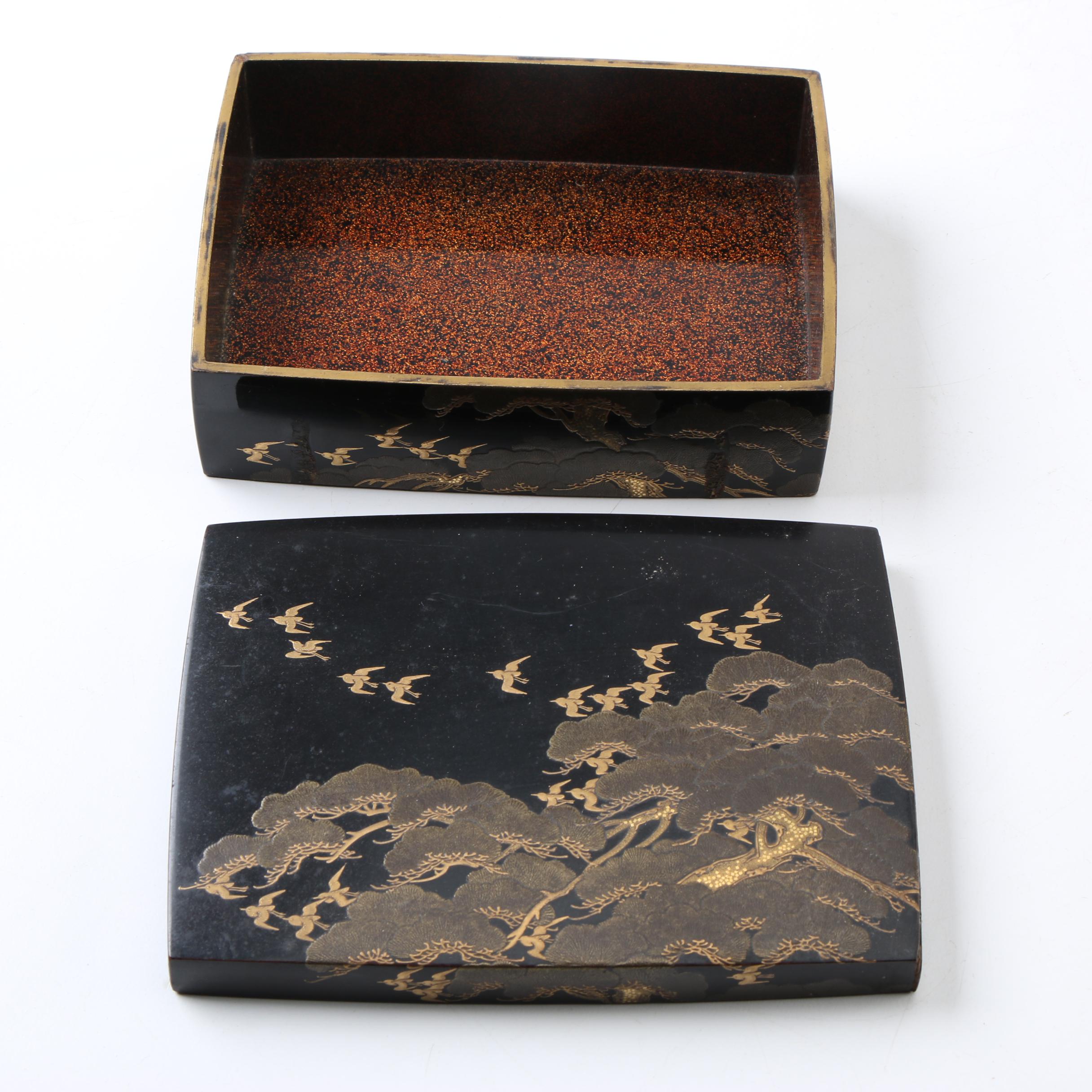 Fine Japanese Lacquer Decorative Boxes and Trays EBTH