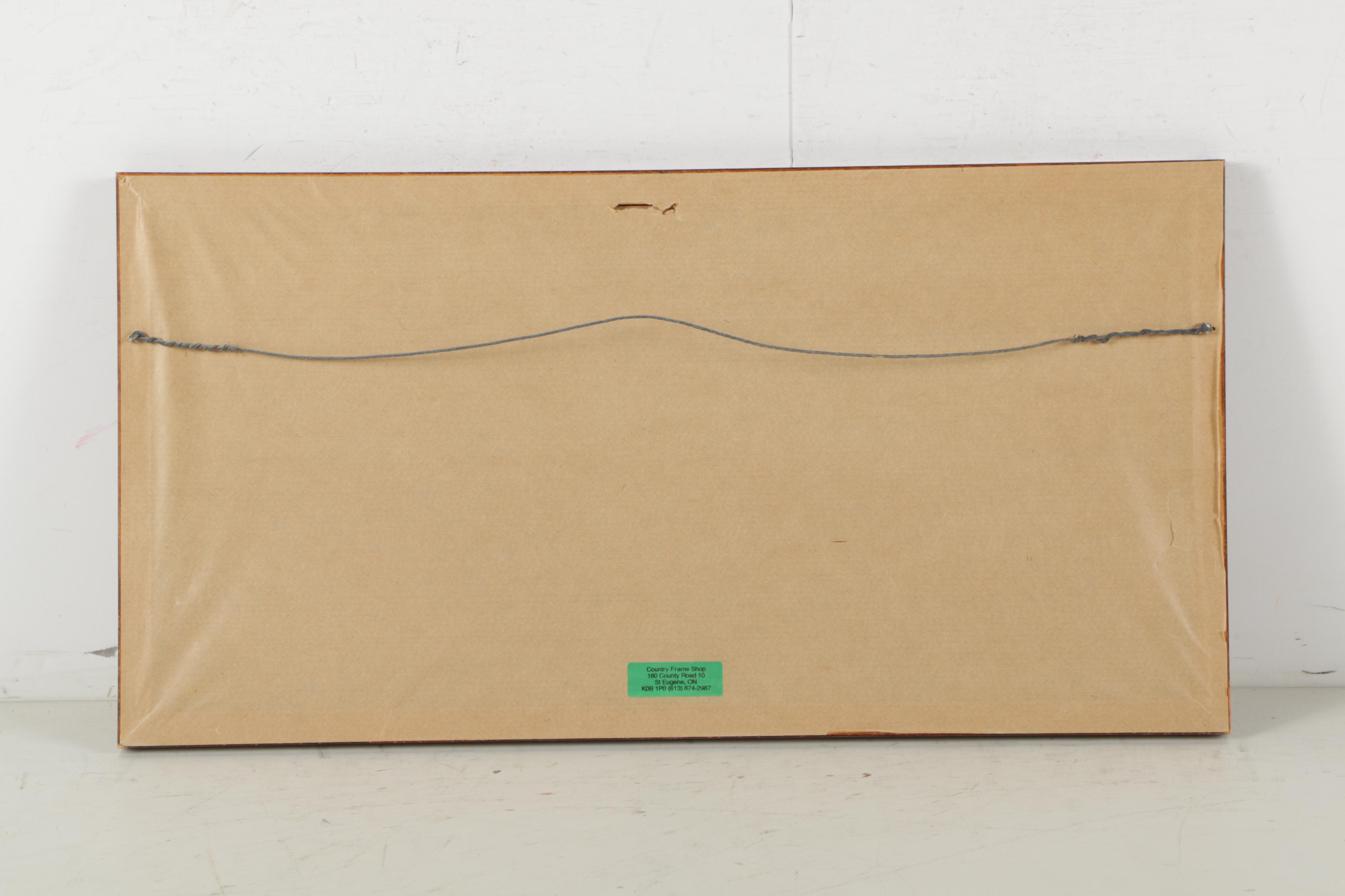 Boris O'Klein Hand Colored Etching "Chacun son Tour"