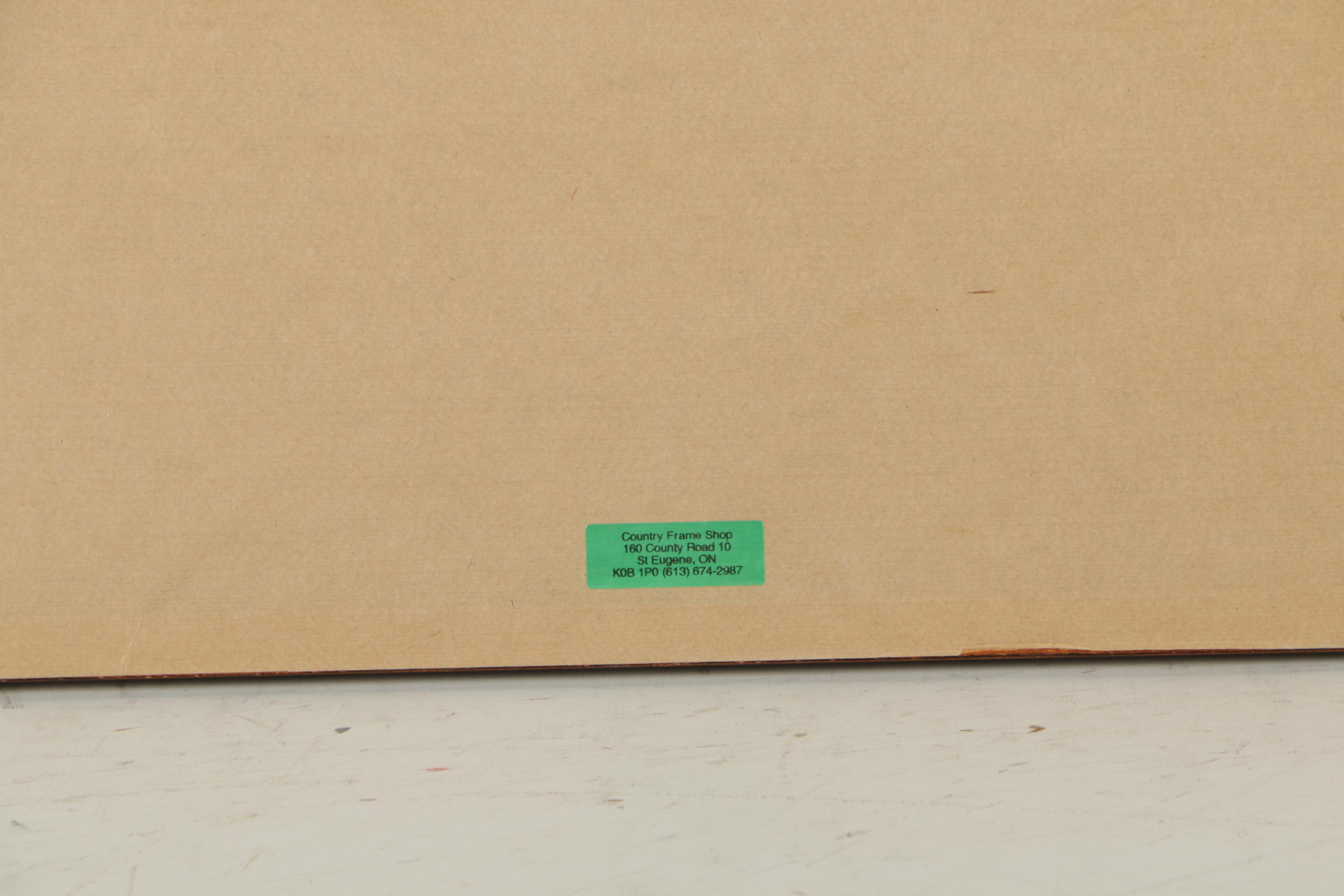 Boris O'Klein Hand Colored Etching "Chacun son Tour"