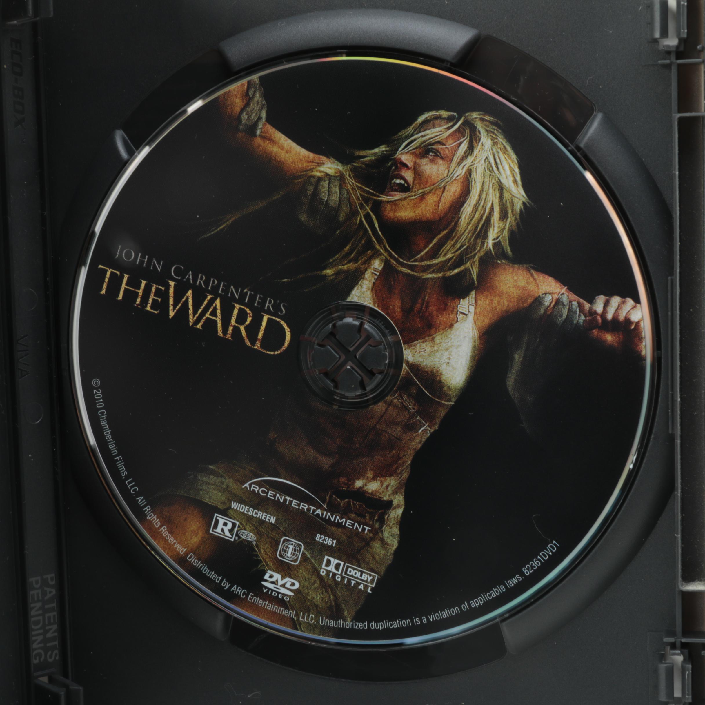 Horror Themed Movie DVD Collection Including John Carpenter's "The Ward"