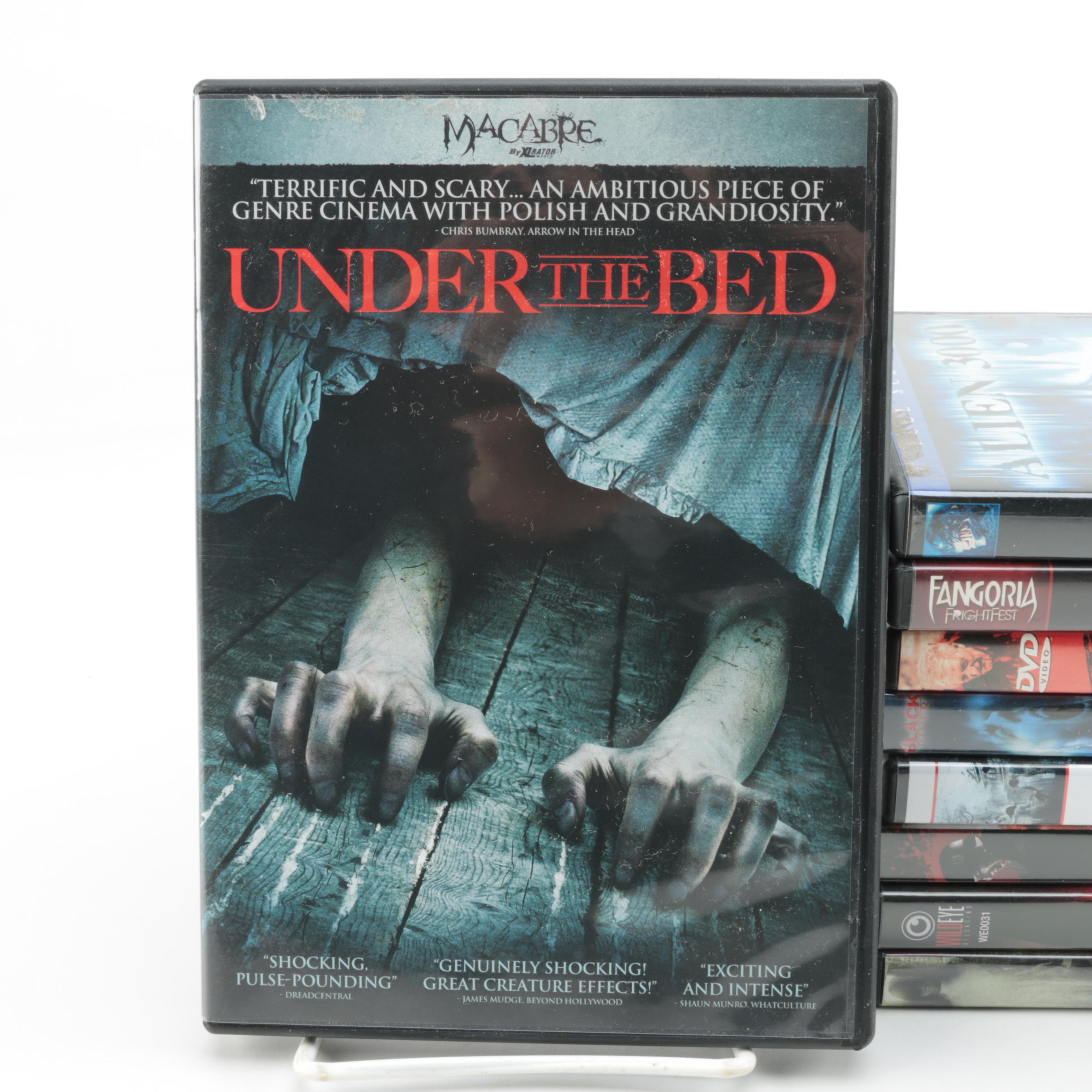 Horror Themed Movie DVD Collection Including John Carpenter's "The Ward"