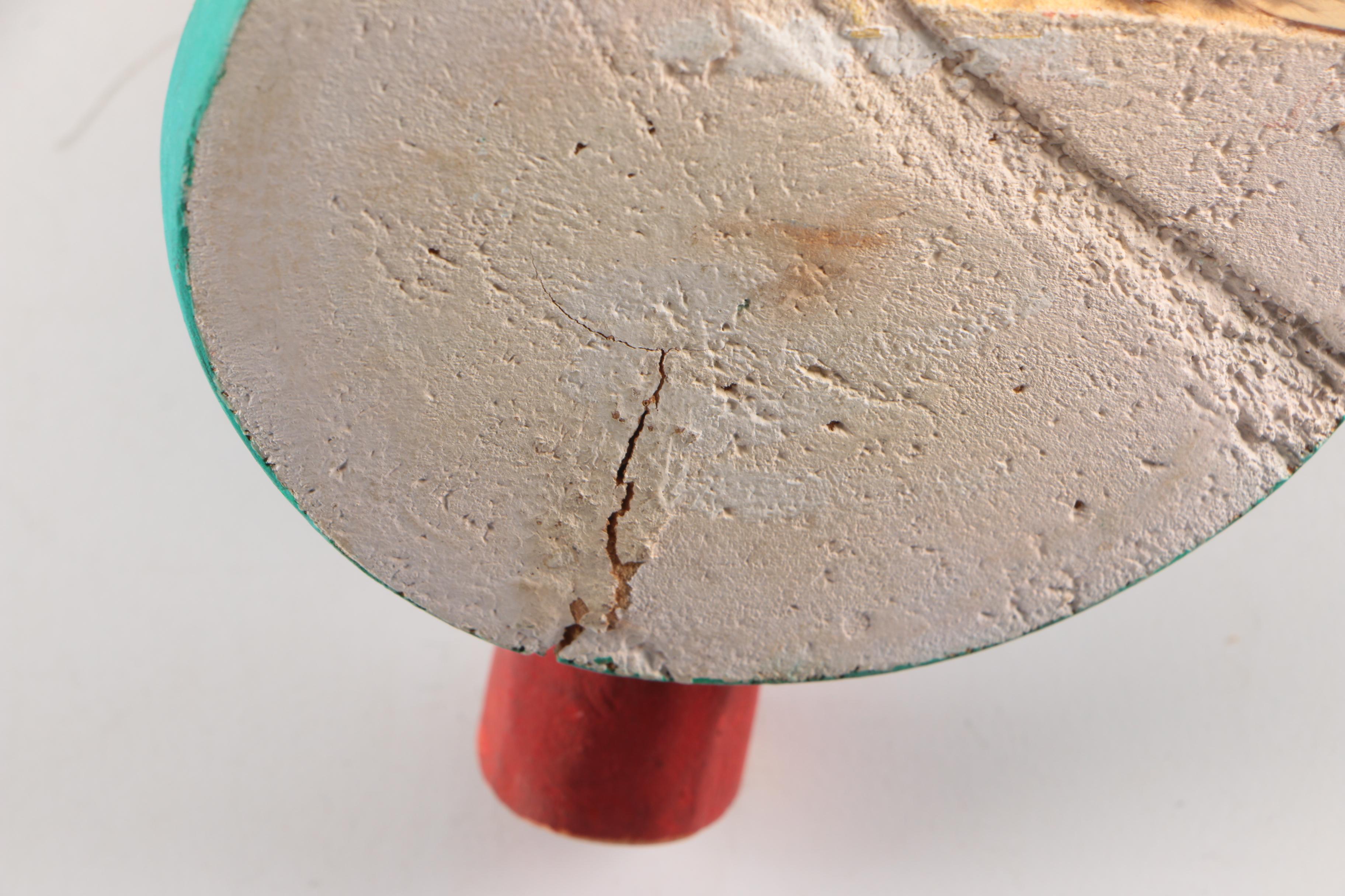 M. Adams Signed Hopi "Hilili" Kachina Doll and Kachina Head Wall Hangings