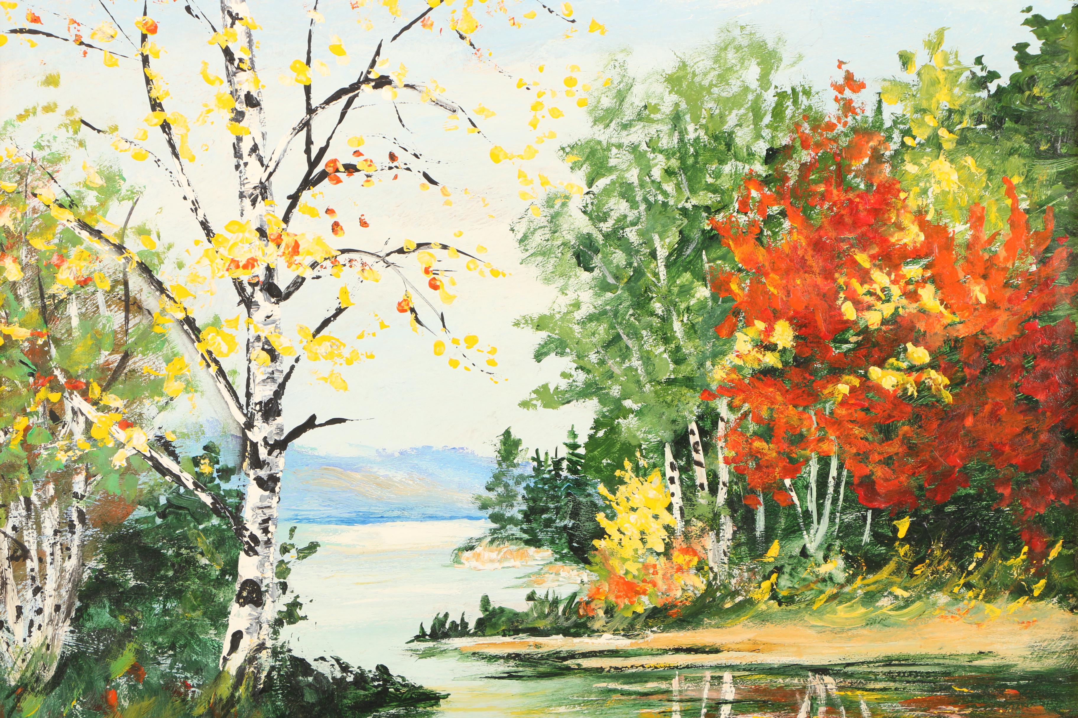 Doris Peterson Oil Painting of a Landscape