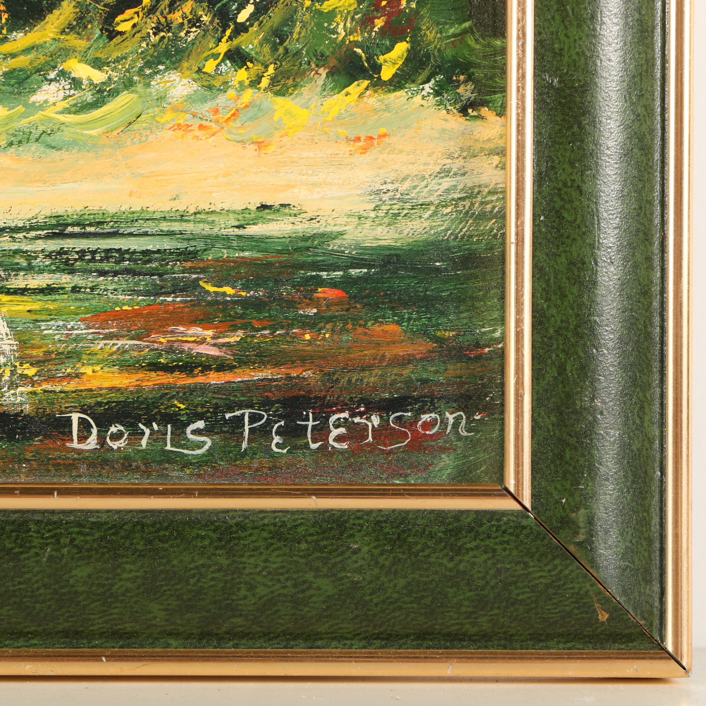 Doris Peterson Oil Painting of a Landscape