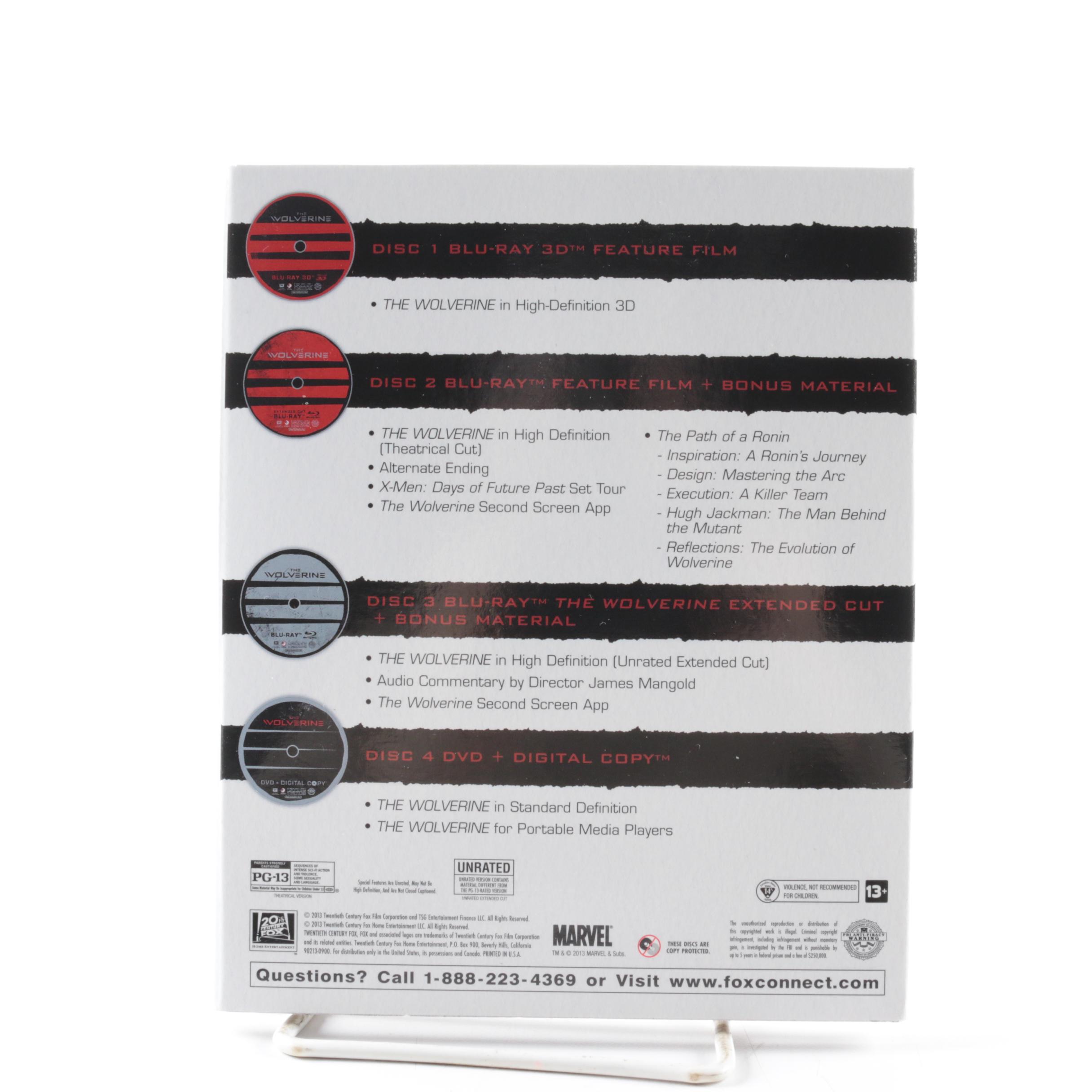 "X-Men Days of Future Past" and "The Wolverine" Blu-ray Limited Editions