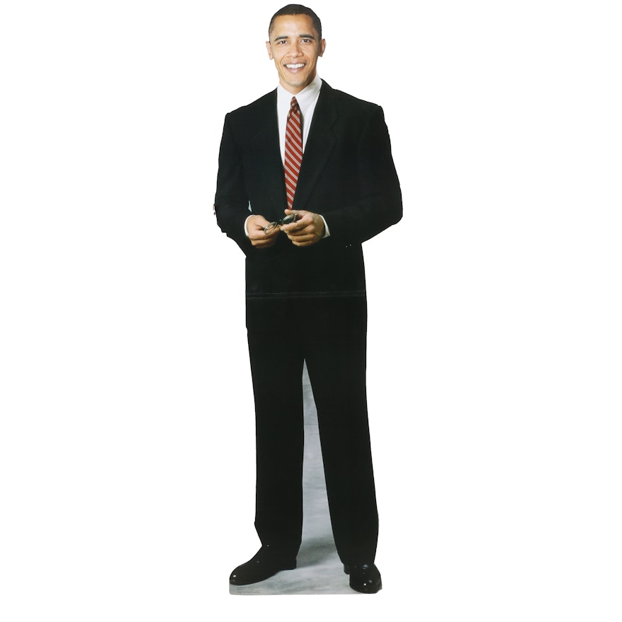 Life-Size Cardboard Cutout of Barack Obama