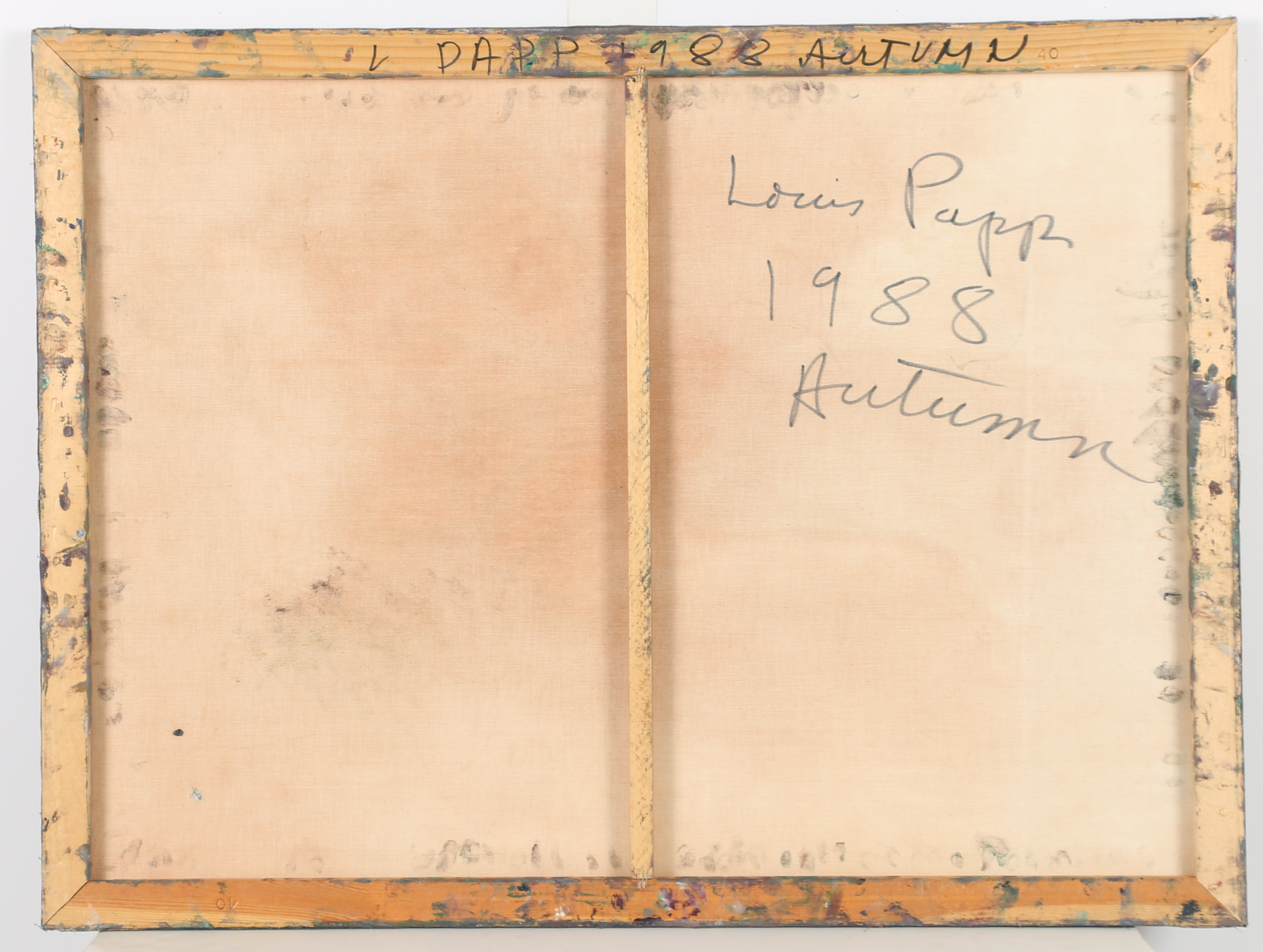 Louis Papp Oil Painting "Autumn"