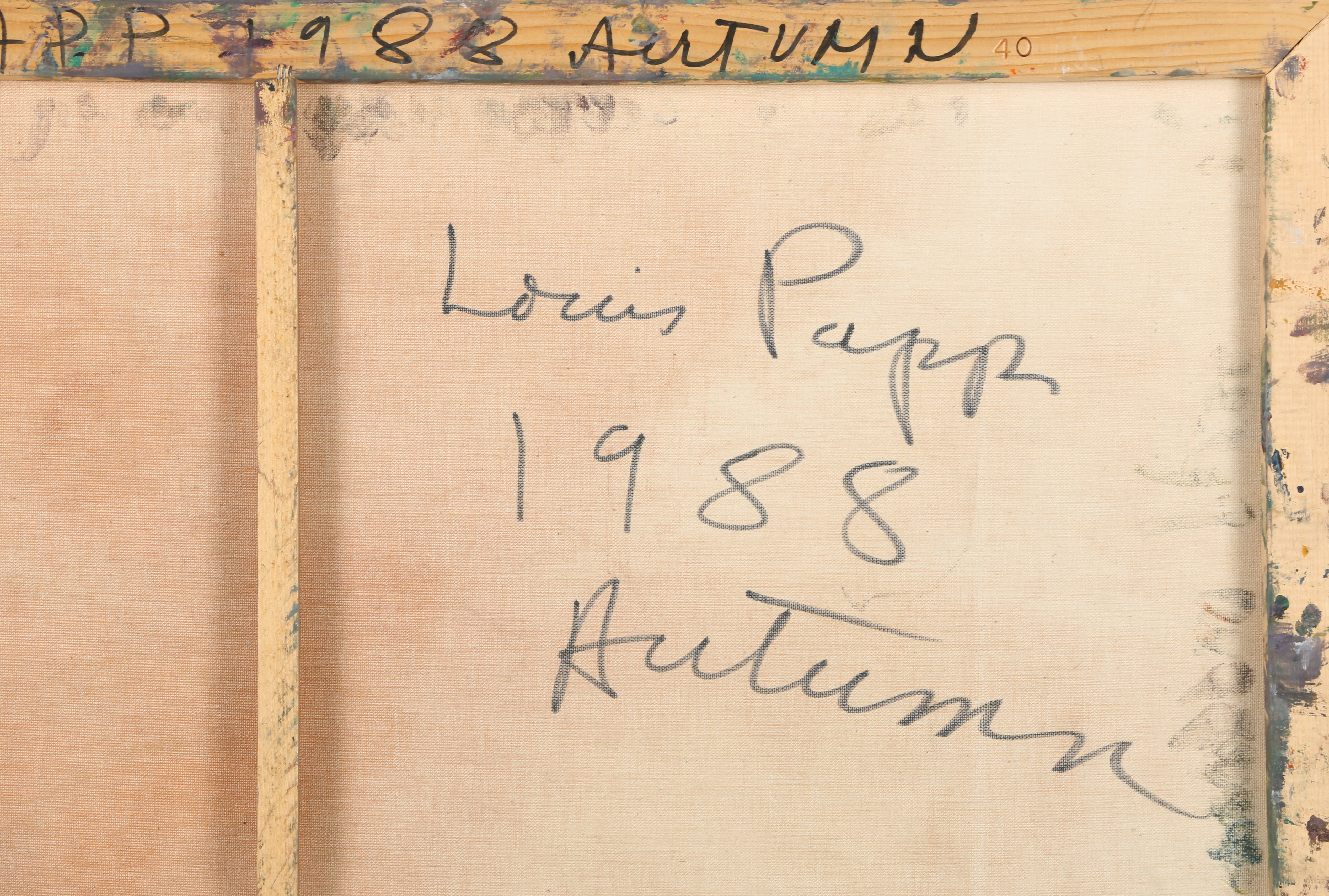 Louis Papp Oil Painting "Autumn"