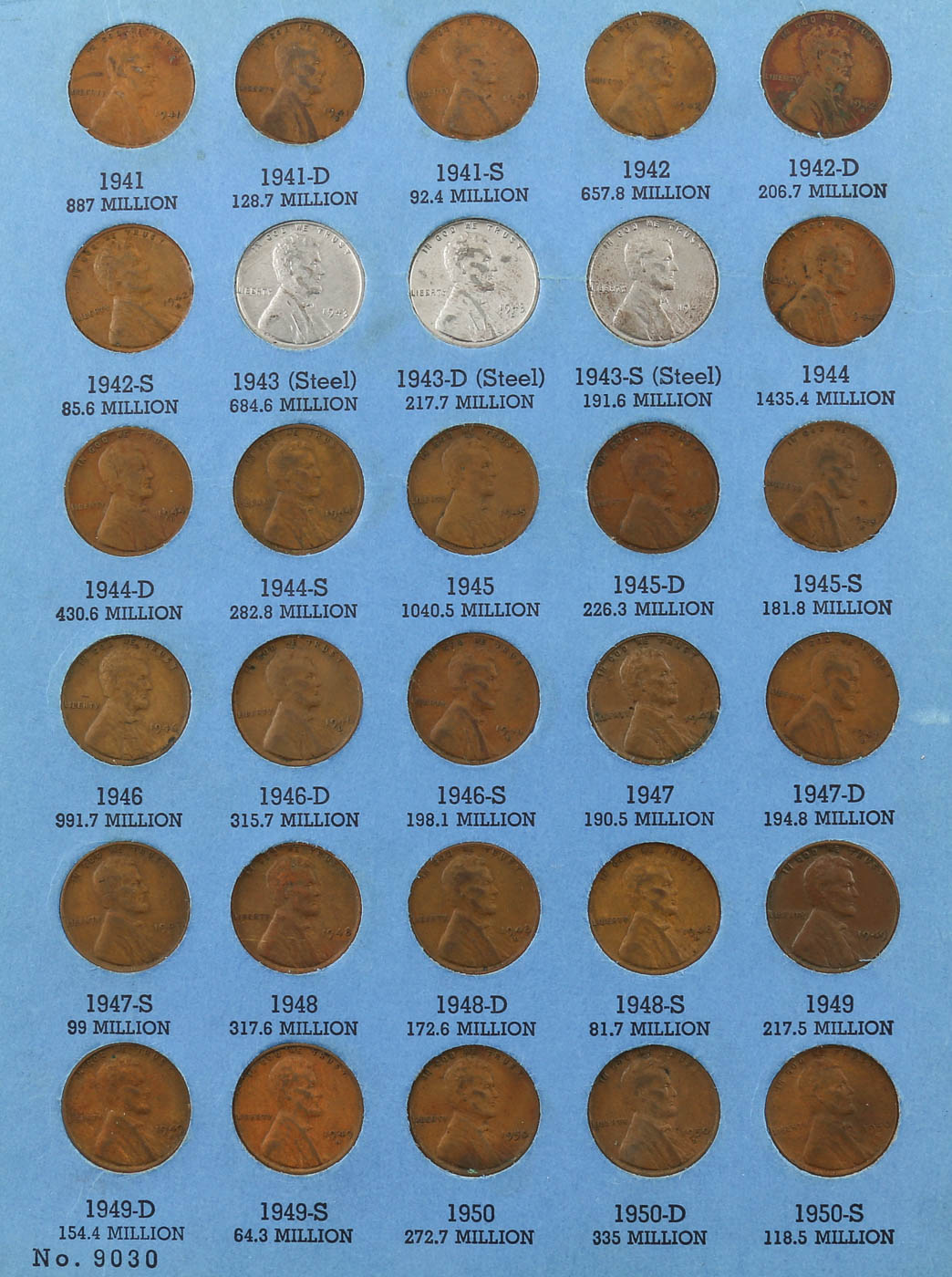 Group of Over One Hundred Lincoln Cents and Thirteen Jefferson Nickels